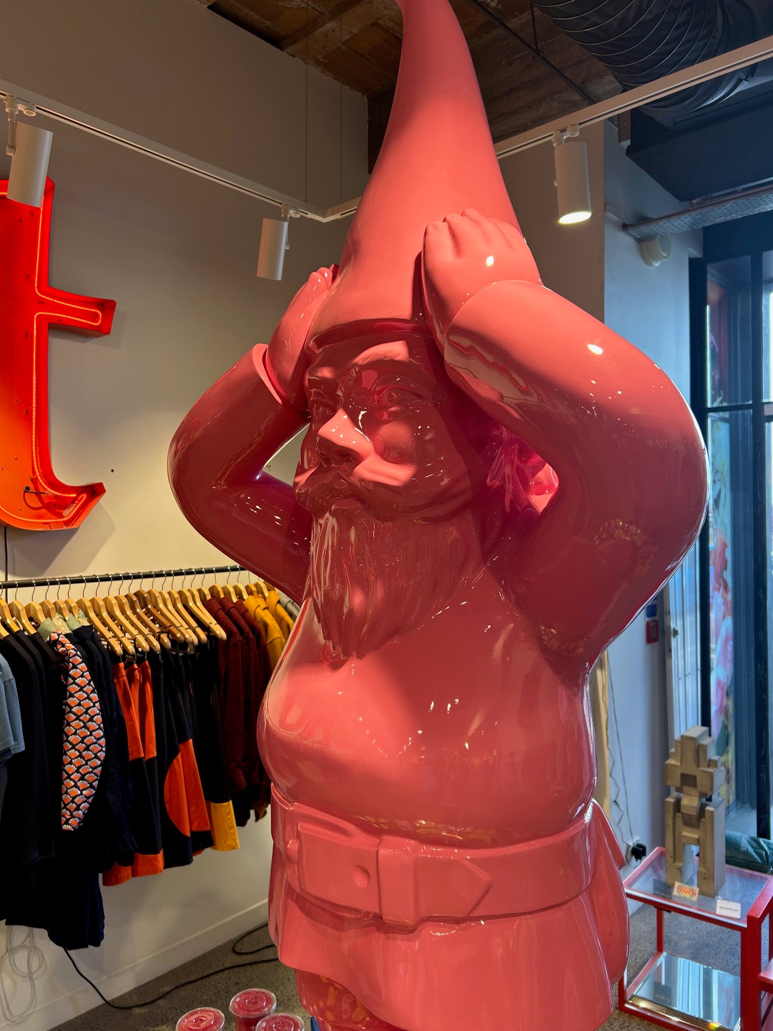 Gregor Kregar Gnome 2m Tall - Baby Pink