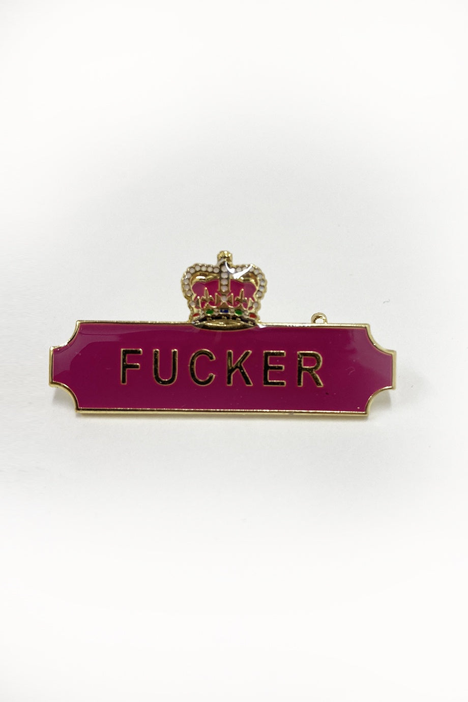 WORLD Enamel Badge - FUCKER