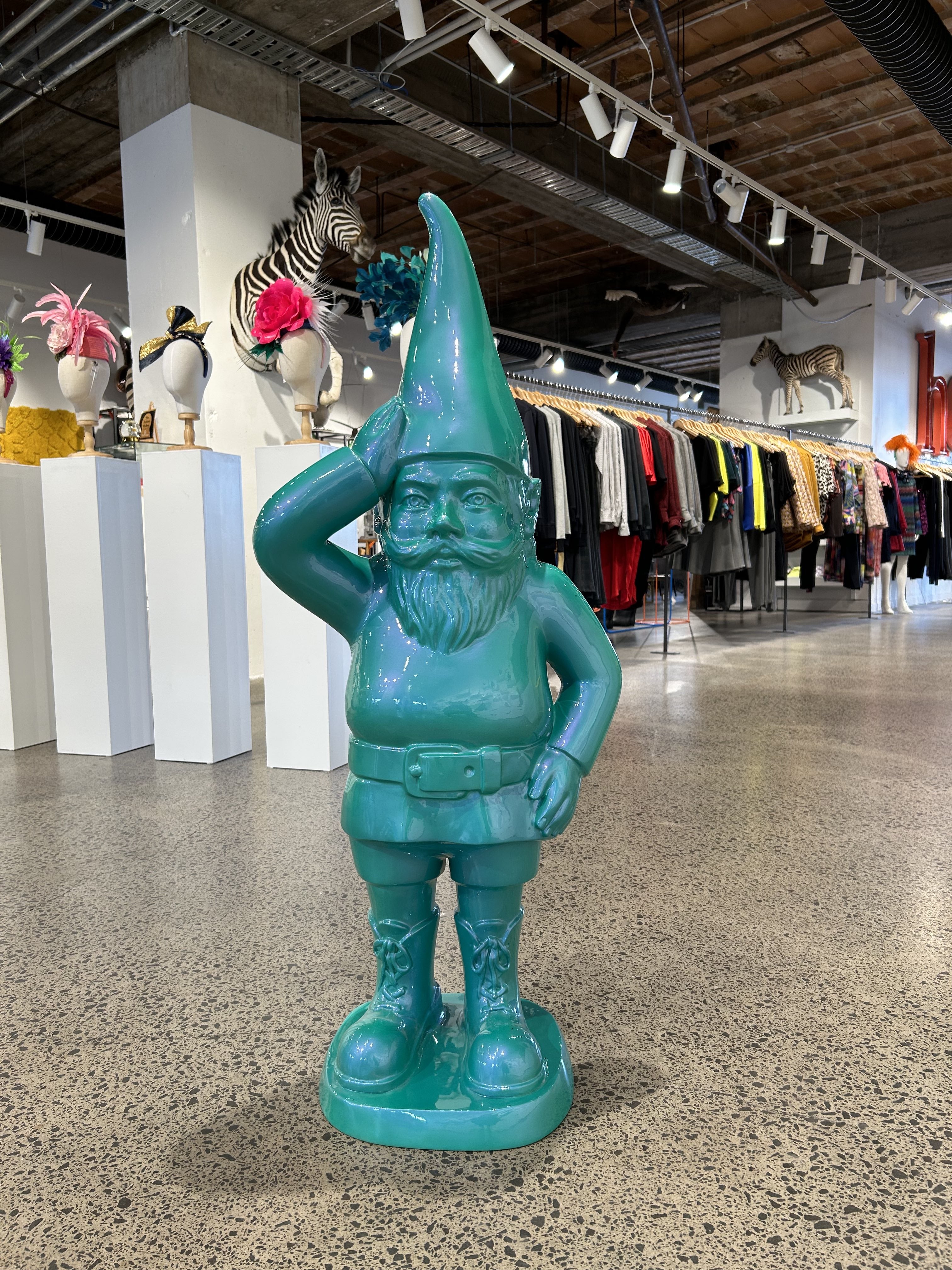 Gregor Kregar Gnome 1.2m Tall - Iridescent Pastel Green - EDITION OF 5