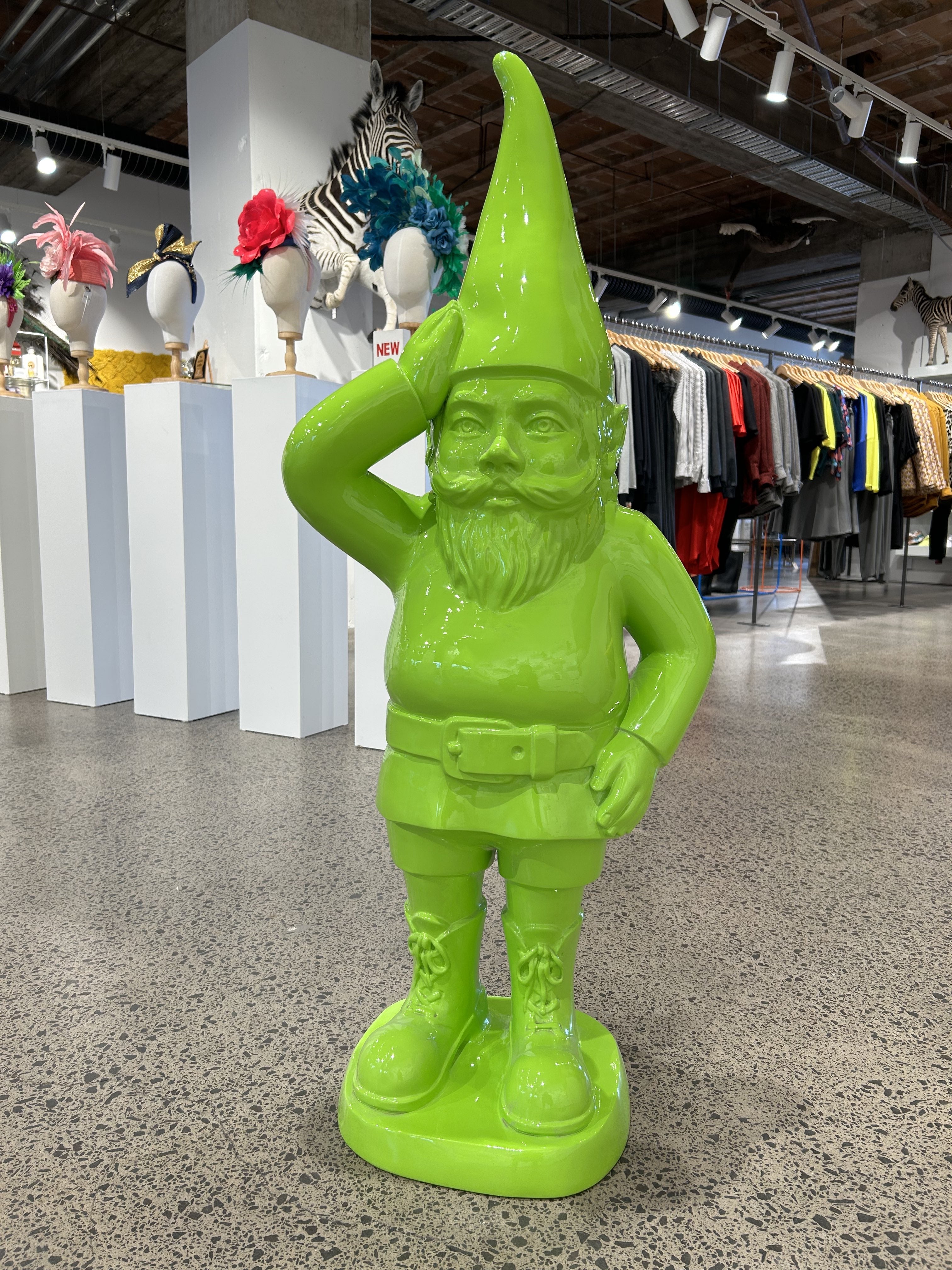 Gregor Kregar Gnome 1.2m Tall - Lime Green - EDITION OF 5