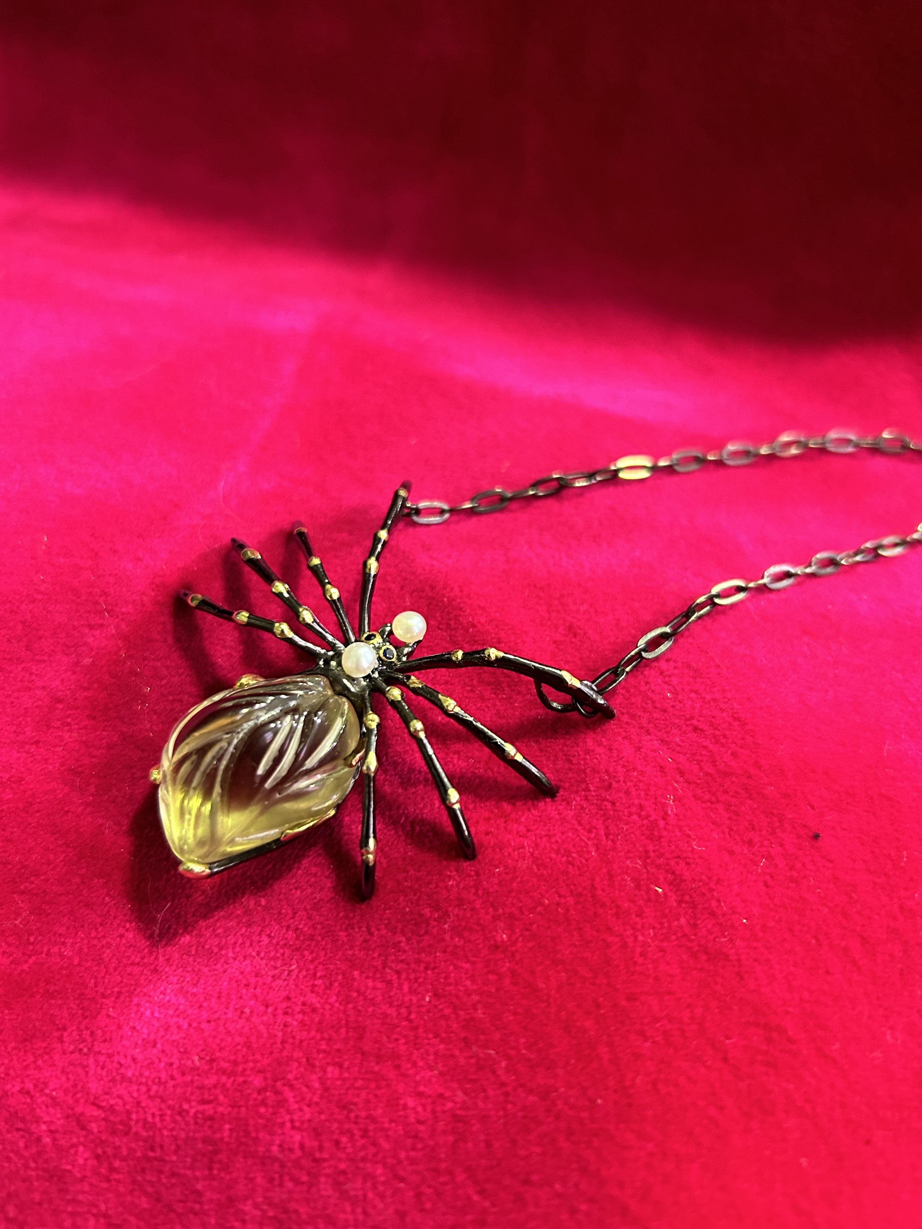 Zora Bell Boyd AA-1-18 Spider Necklace