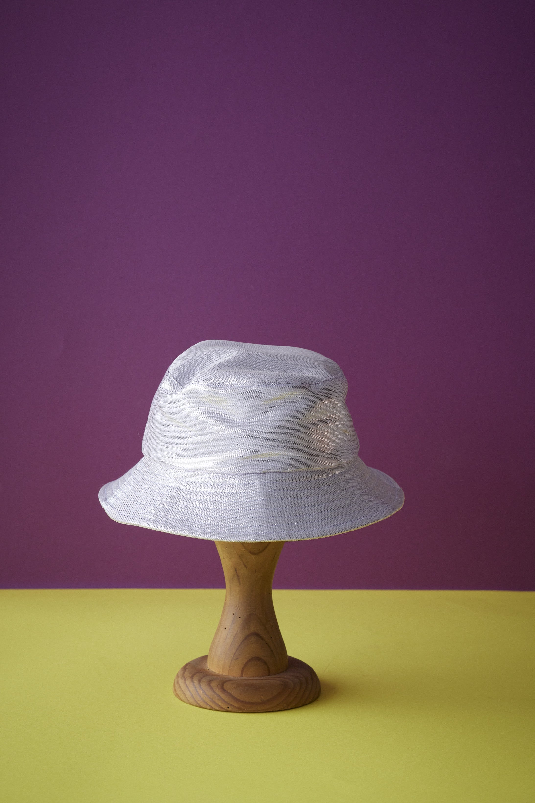 WORLD Bucket Hat 2021 Lilac Silver Lurex