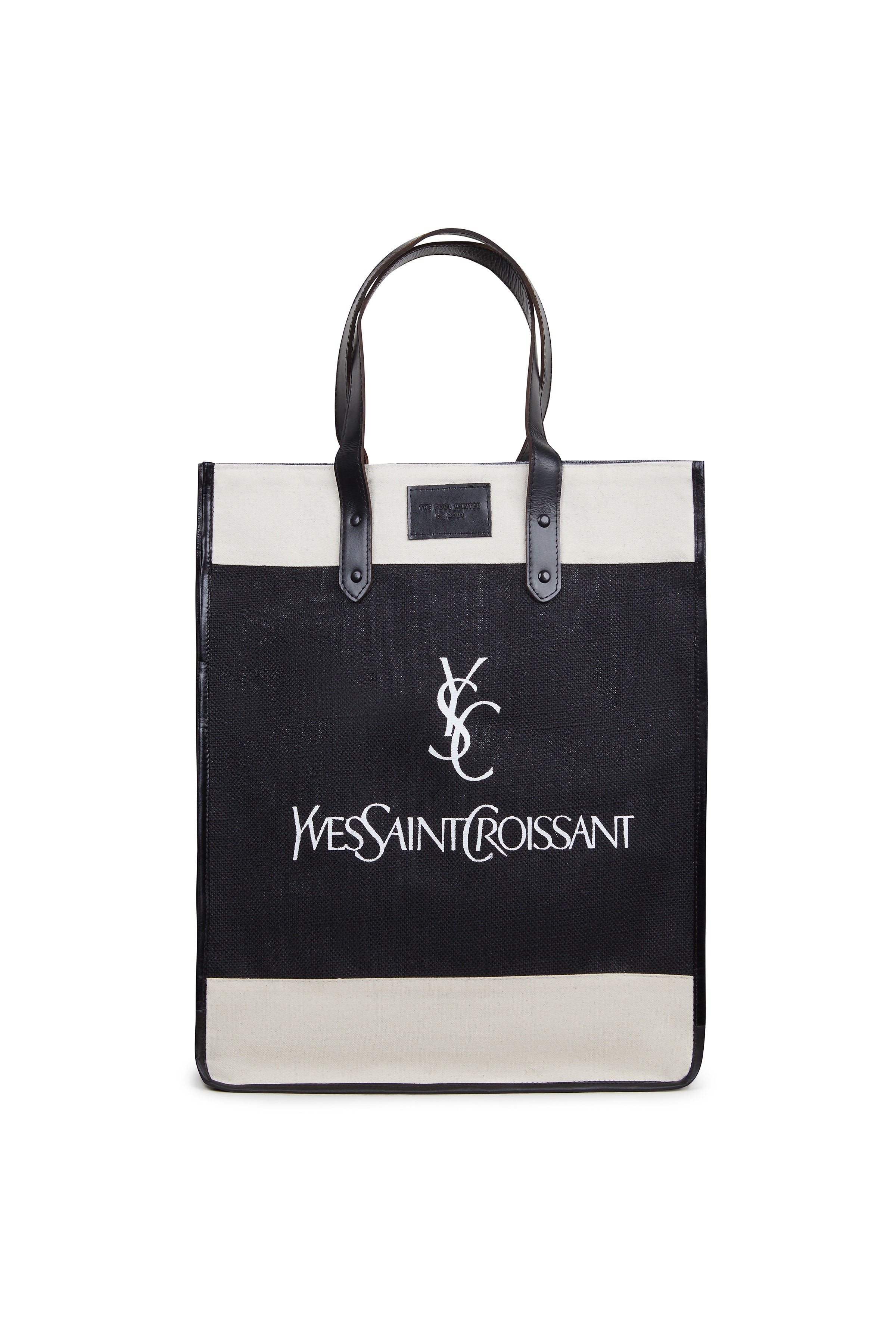 The Cool Hunter Market Bag Black Leather - Yves Saint Croissant - NEW