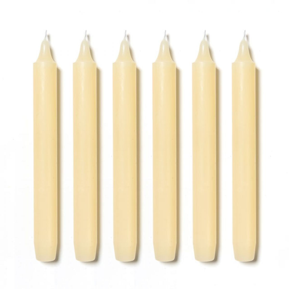 CIRE TRUDON Box of 6 Madeleine Taper Candles: Stone