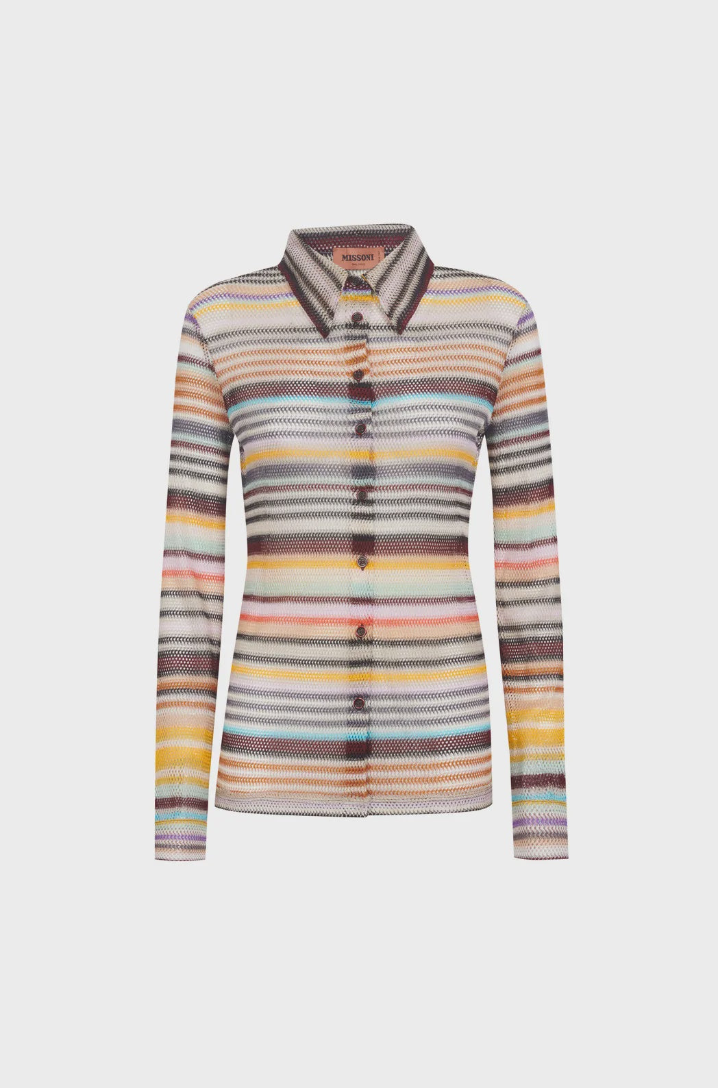 Missoni Knit Long Sleeve Stripe Shirt - DS22SJ11