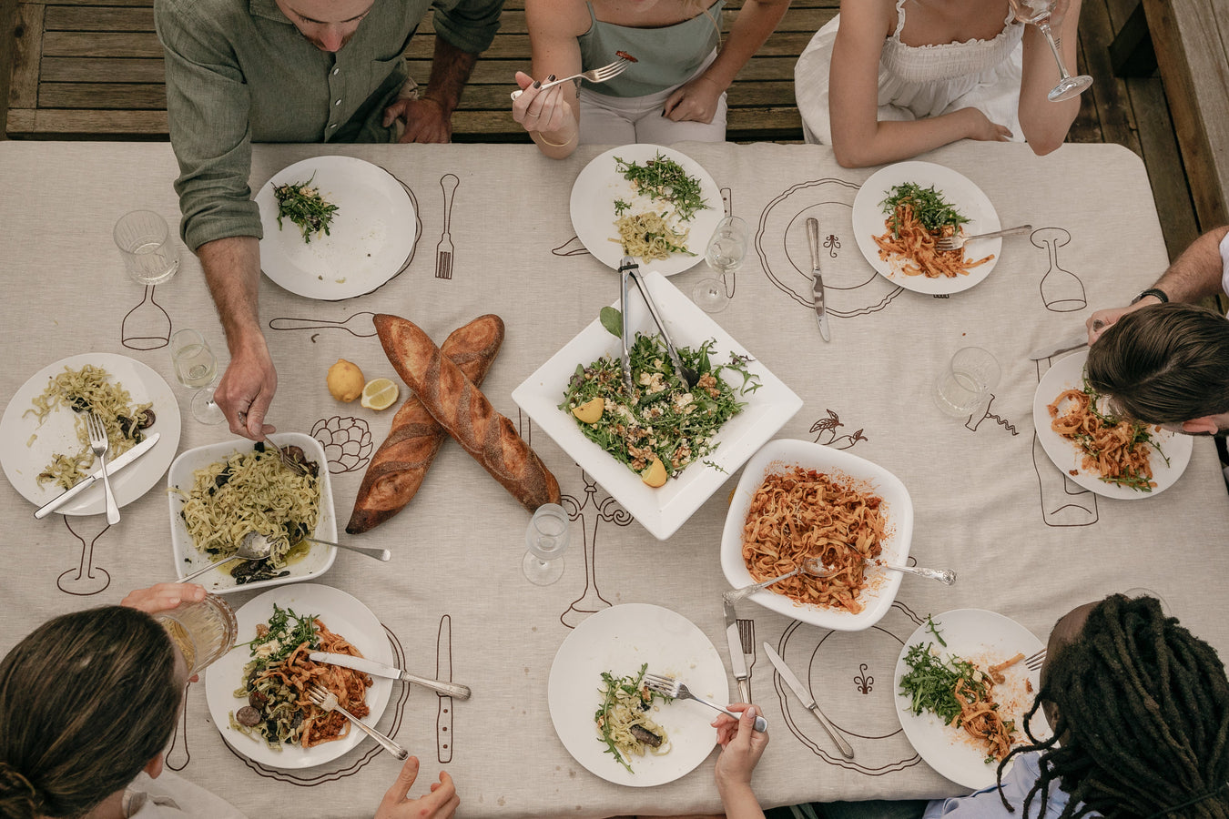 Slow Dine Tablecloths