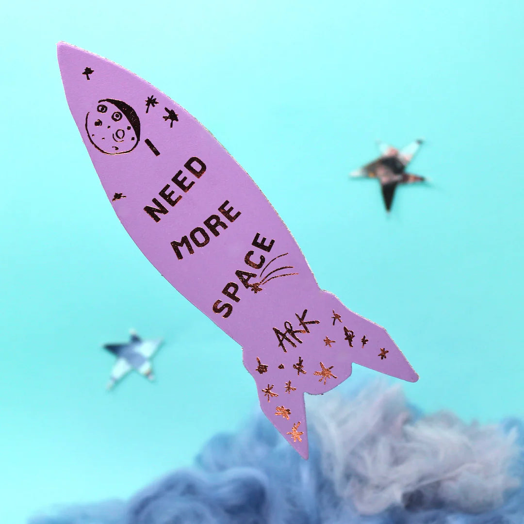 Ark - Rocket Cream/Black - Bookmark