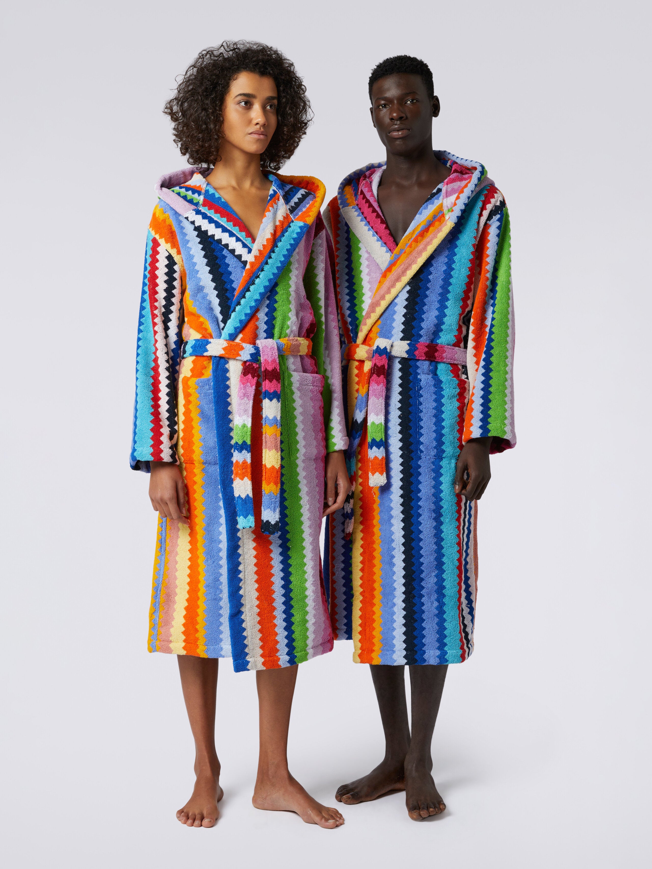 Missoni Cecil Hooded Bathrobe 1C3AC99764 — WORLD