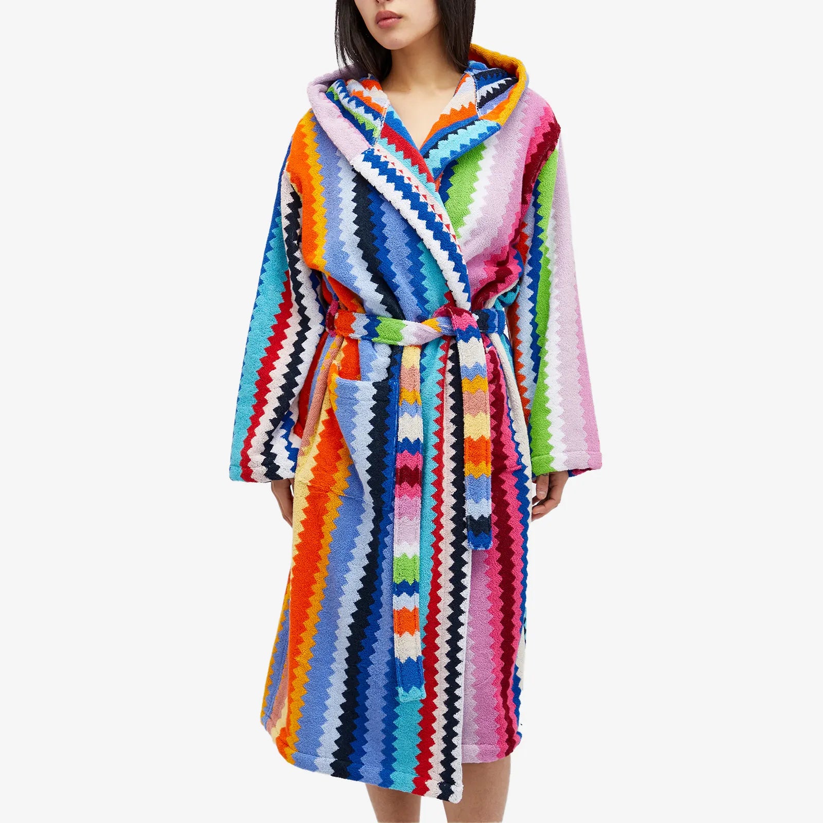 Missoni Cecil Hooded Bathrobe 1C3AC99764 — WORLD