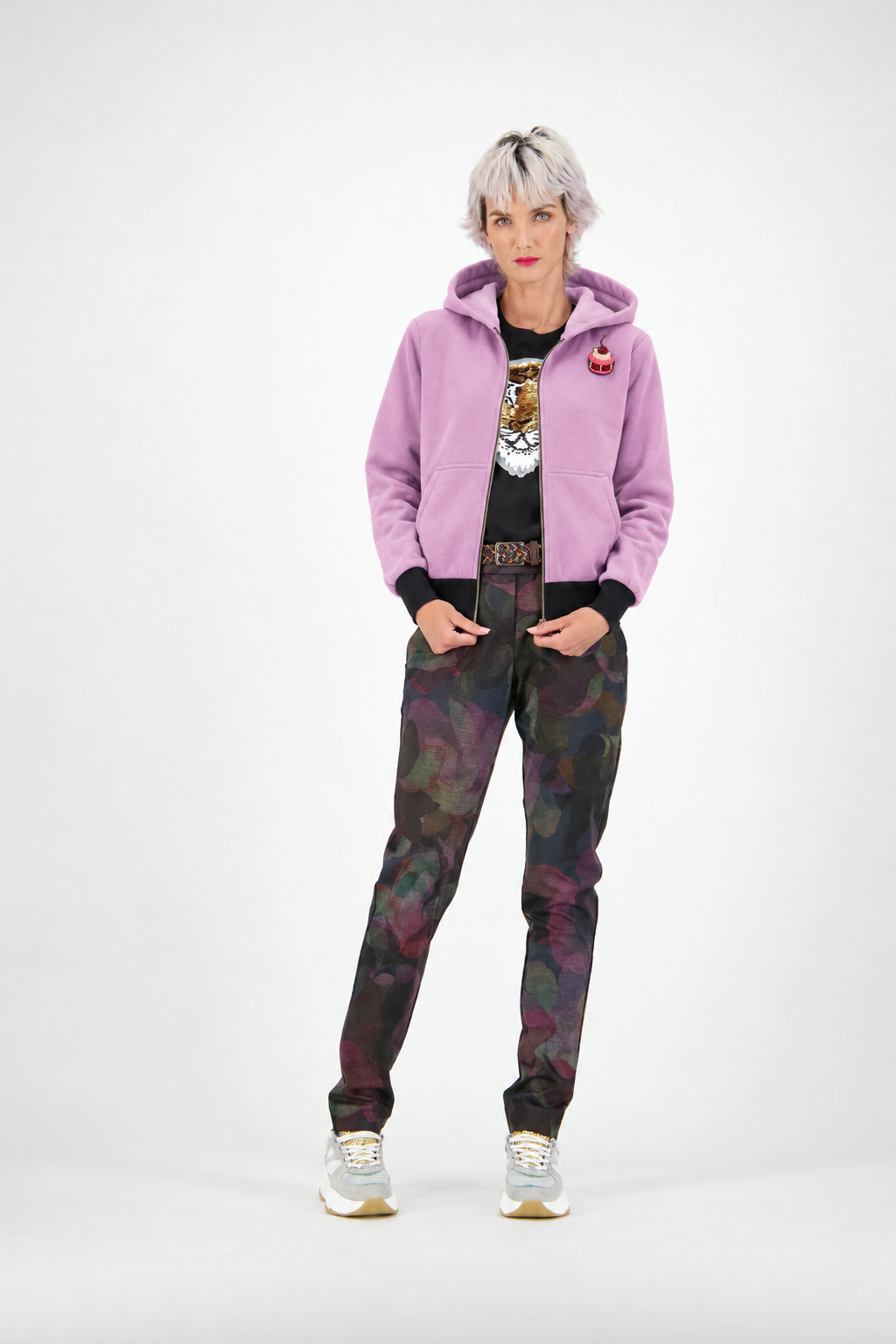 WORLD 5561 Hidden Hoodie Lilac Love (UNISEX)
