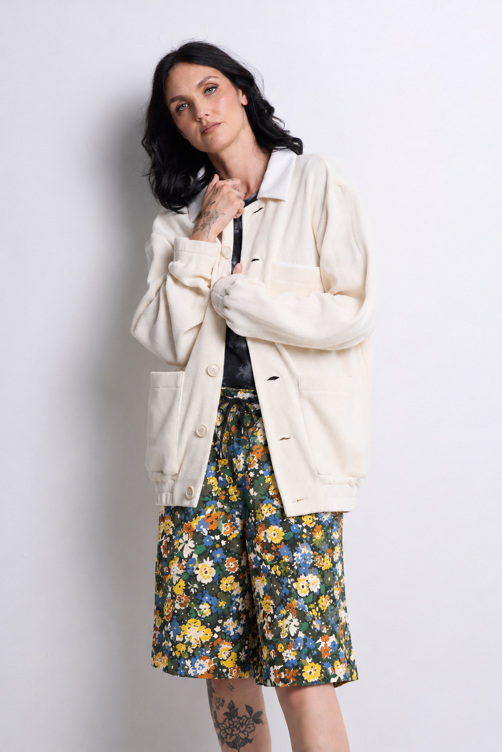 WORLD 5620 Sweat Sweat Shorts Liberty's Floral (UNISEX)
