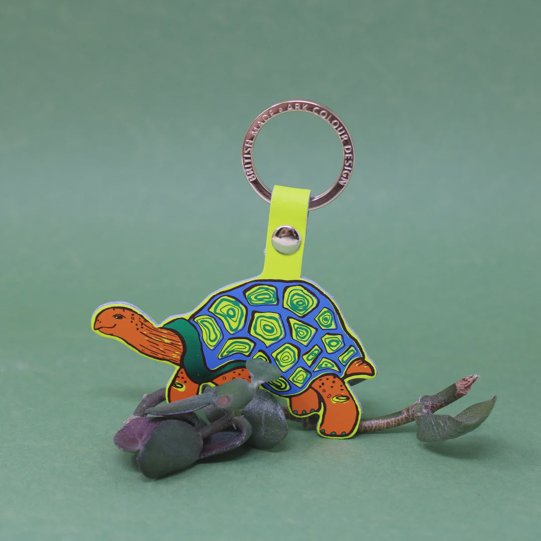 Ark - Tortoise Neon Yellow - Key Fob