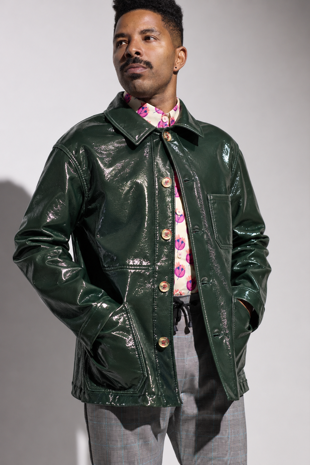 WORLDman 5102F Francis Jacket Army Green Shine
