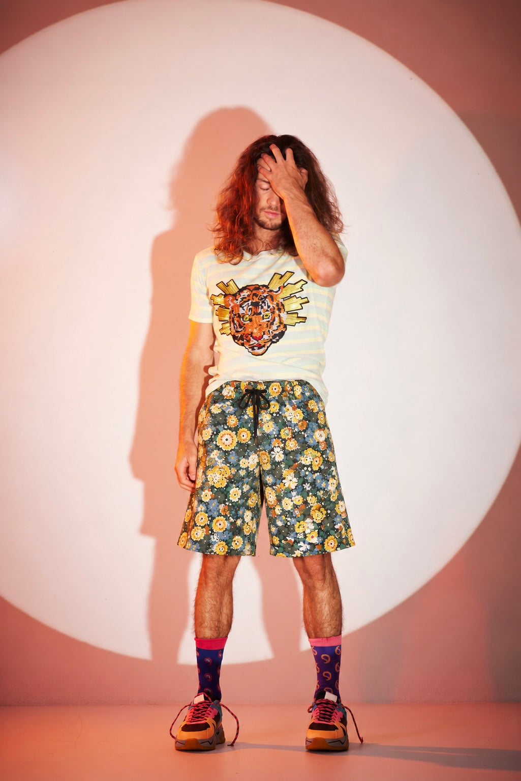 WORLD 5620 Sweat Sweat Shorts Liberty's Floral (UNISEX)