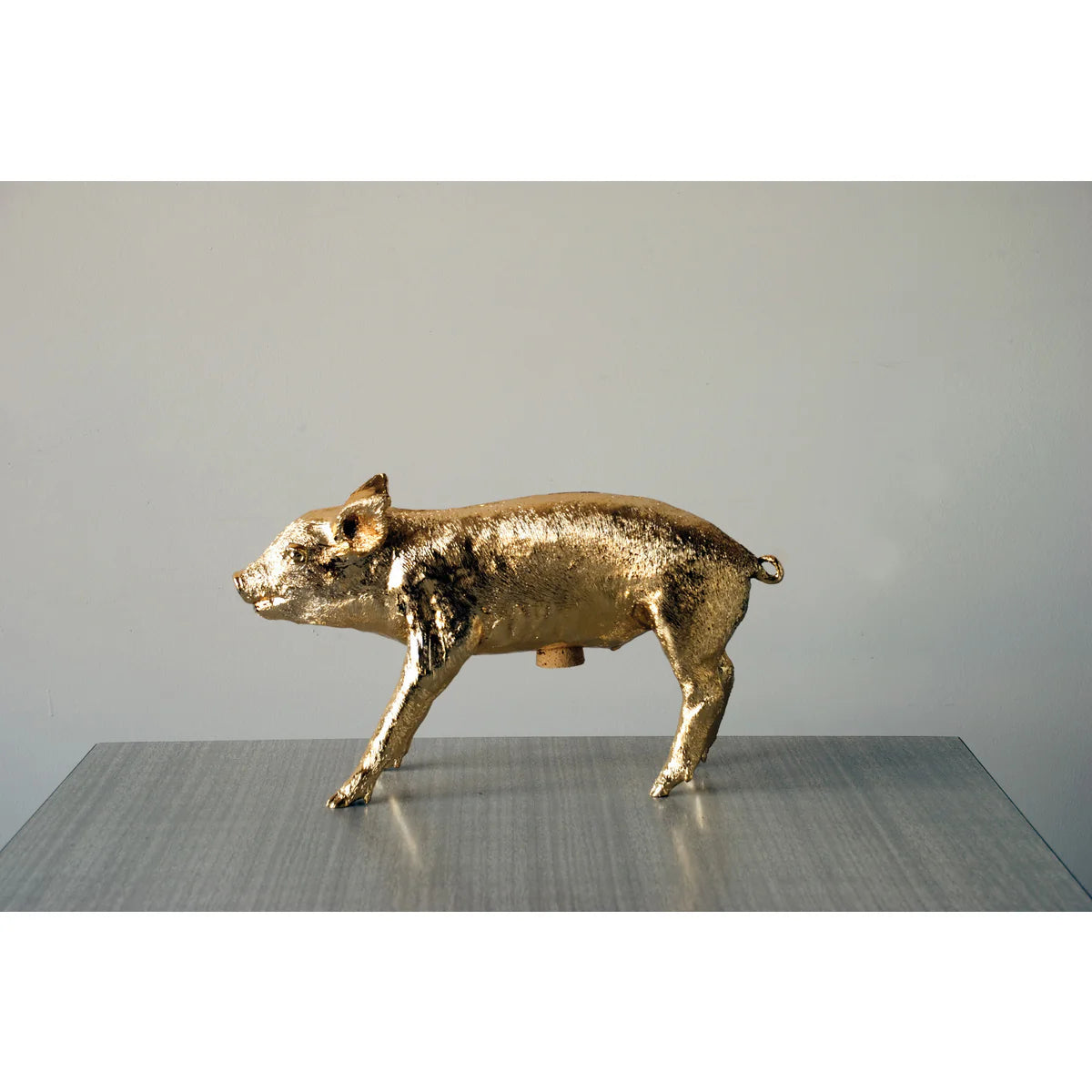 Areaware: Bank Pig Gold Chrome