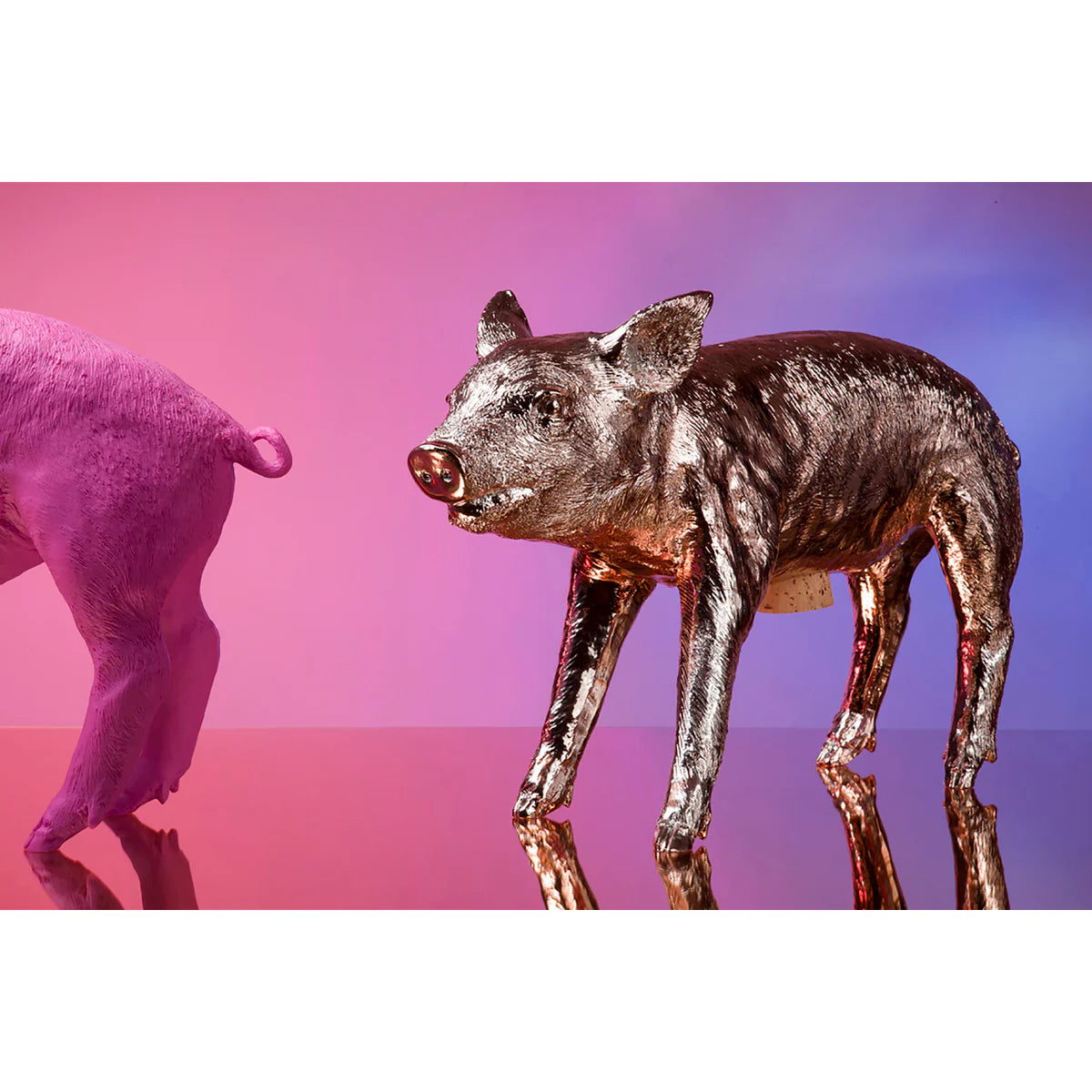 Areaware: Bank Pig Gold Chrome