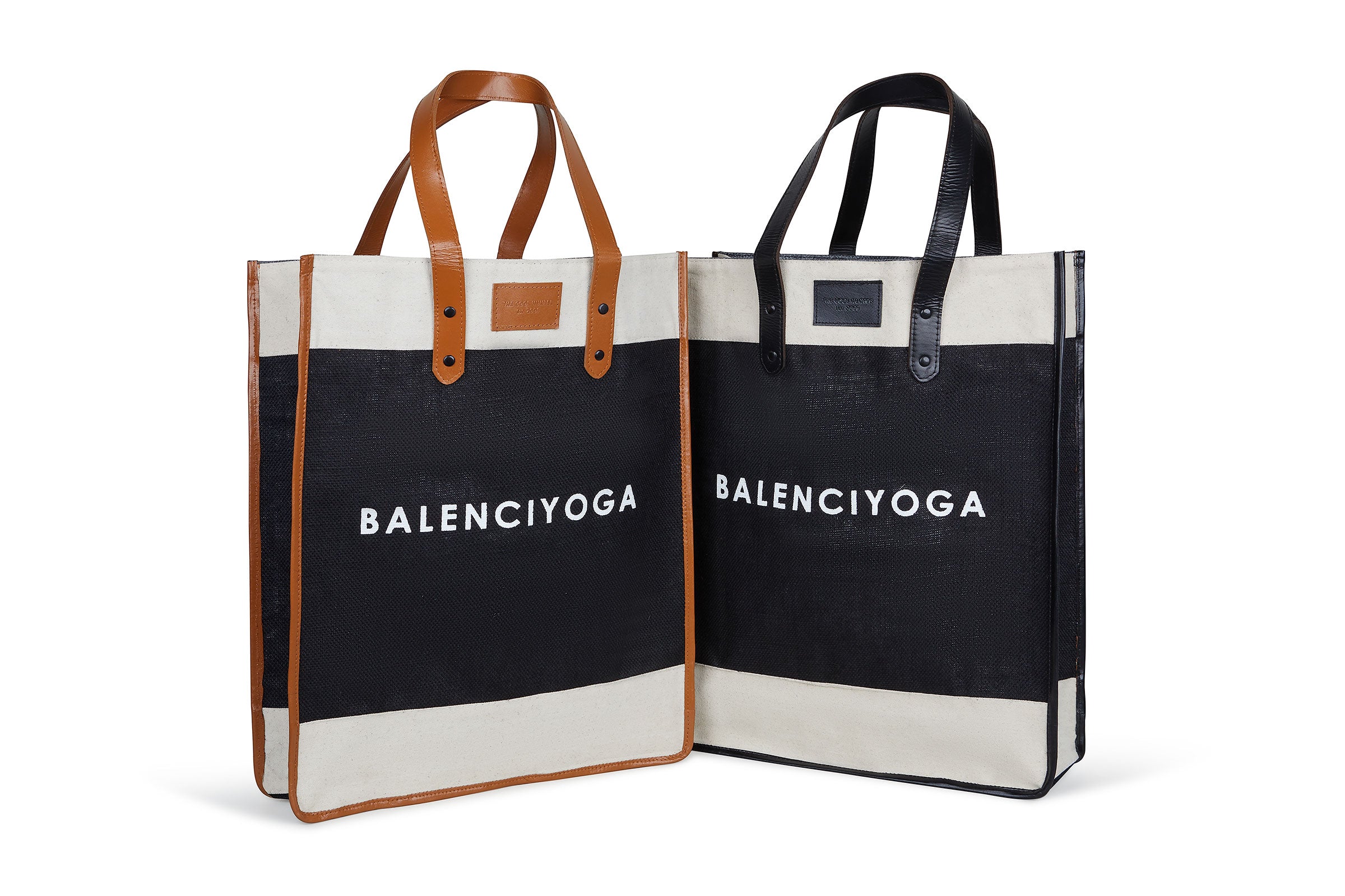The Cool Hunter Market Bag Black Leather - Balenciyoga - NEW