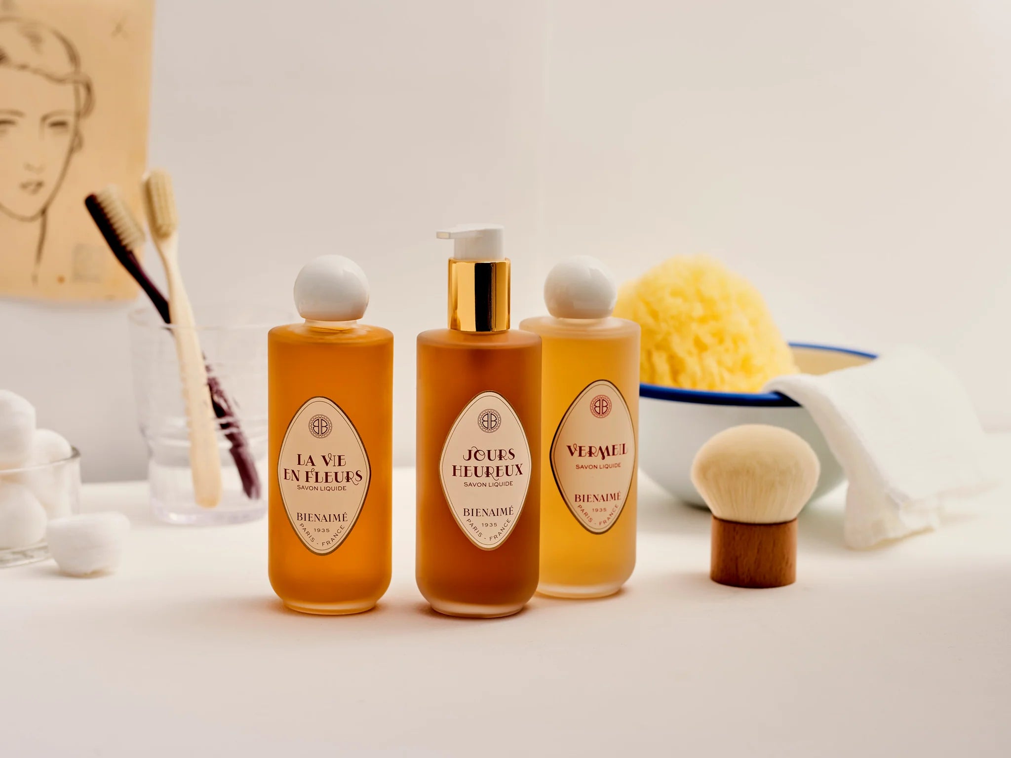 BIENAIMÉ - Liquid Soap -  La Vie En Fleurs 200ml