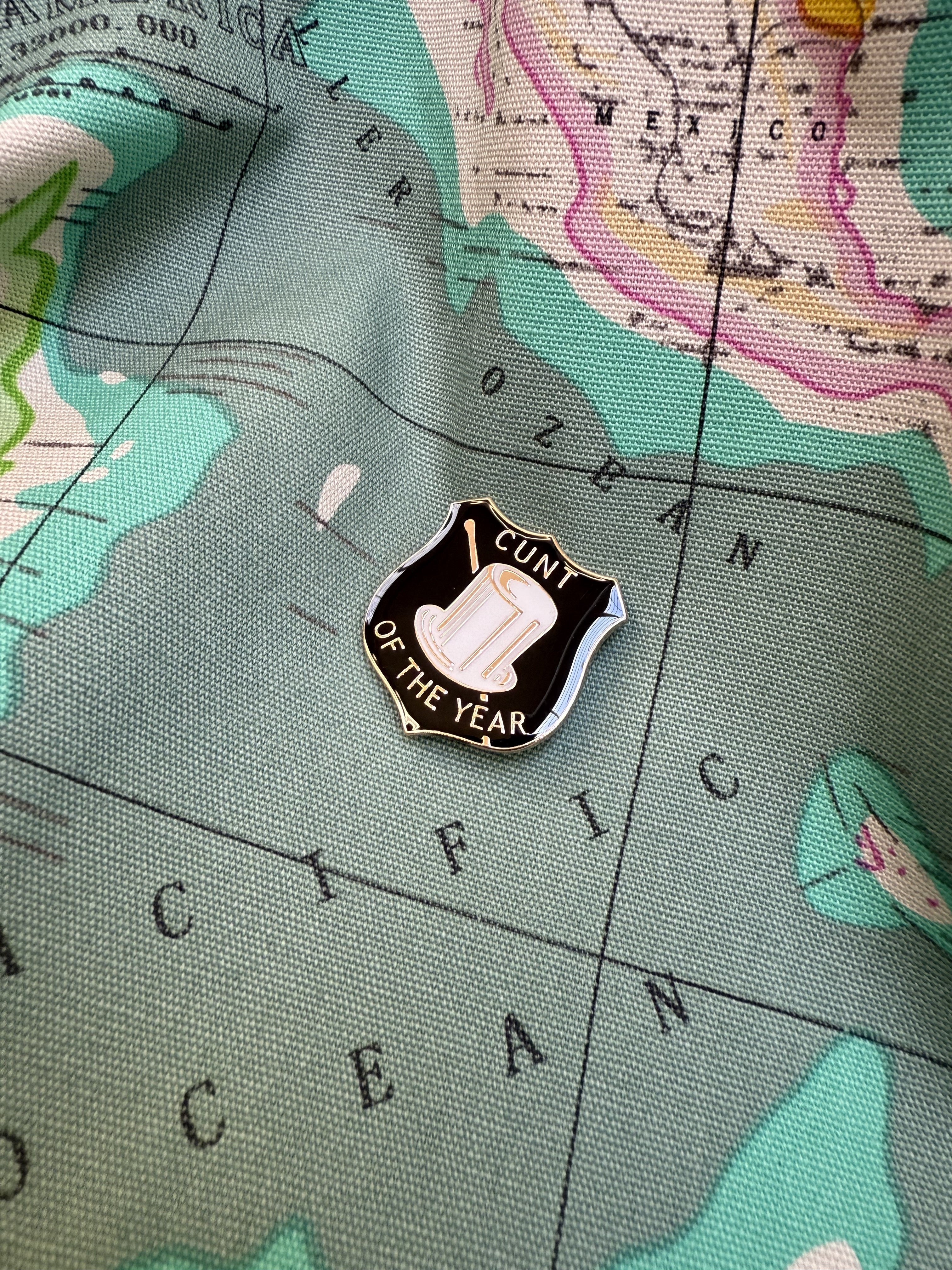 Enamel Badge - Cunt of the Year