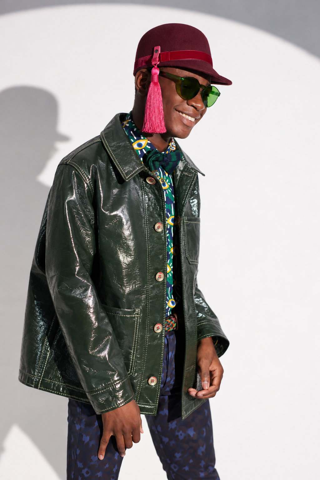 WORLDman 5102F Francis Jacket Army Green Shine