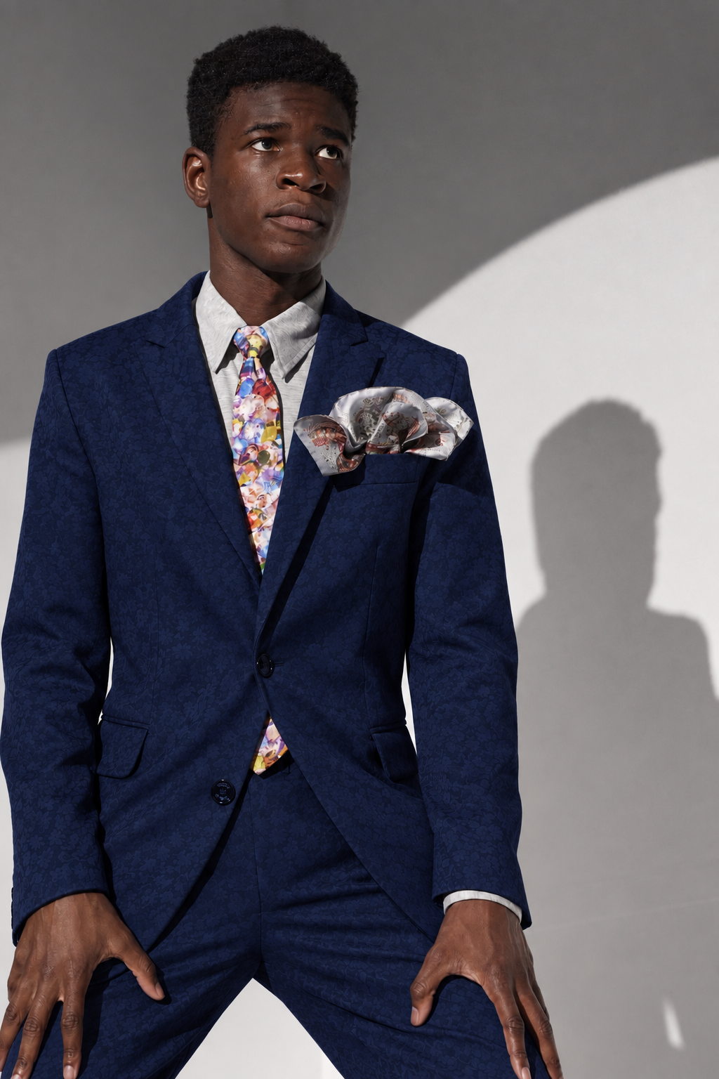 WORLDman 5116 Latitude Blazer Navy Animal