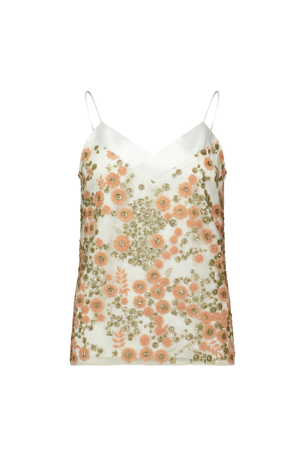 WORLD 5069 Confetti Cami Cream Peach