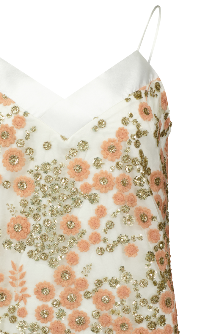 WORLD 5069 Confetti Cami Cream Peach