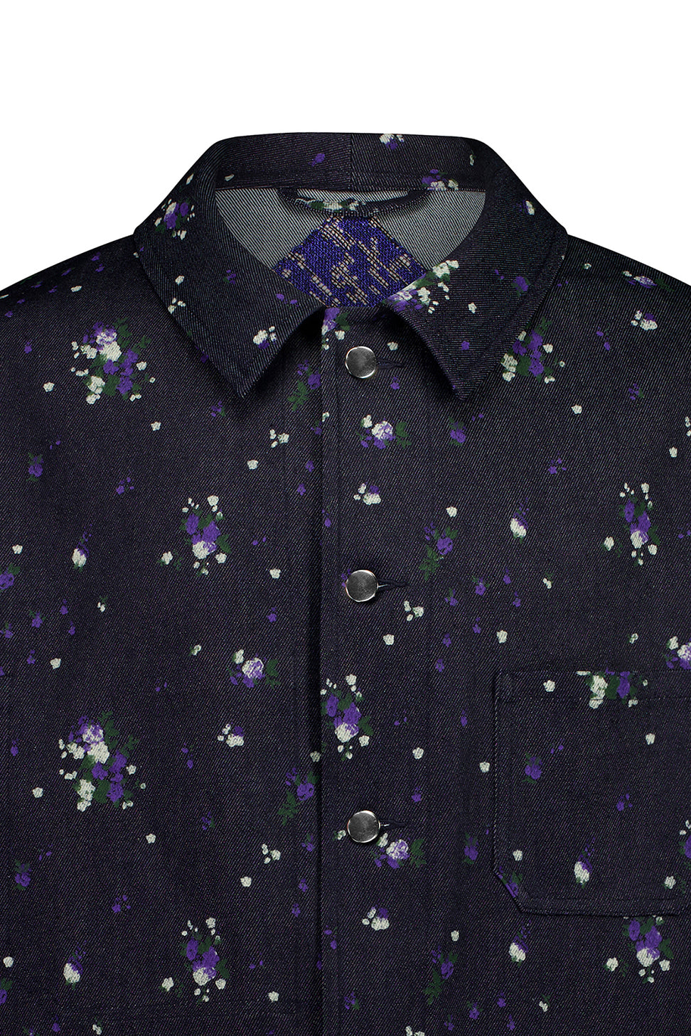 WORLDman 5102 Francis Jacket Denim Floral