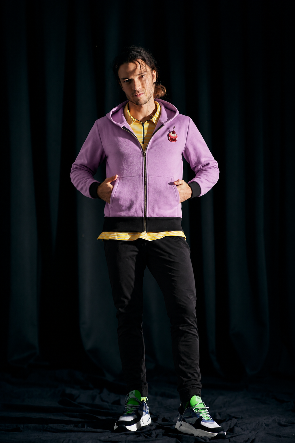 WORLD 5561 Hidden Hoodie Lilac Love (UNISEX)