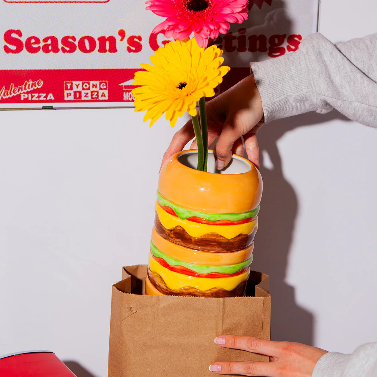 Doiy: Fast Food Vase Burger