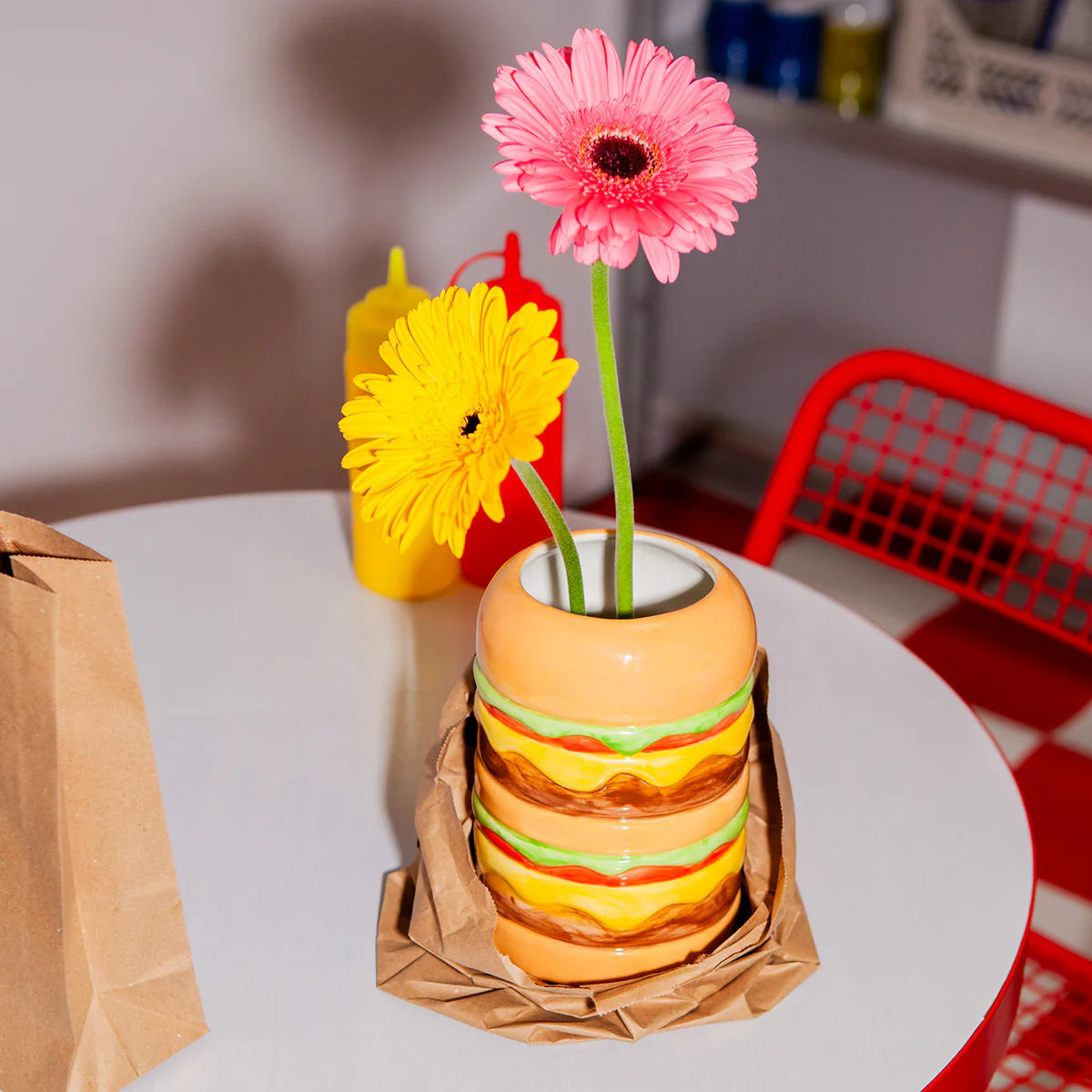 Doiy: Fast Food Vase Burger