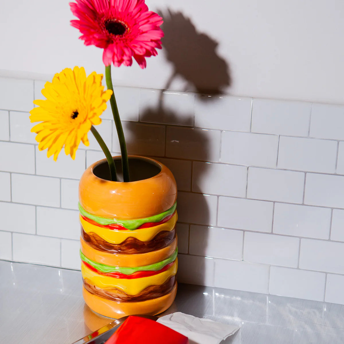 Doiy: Fast Food Vase Burger