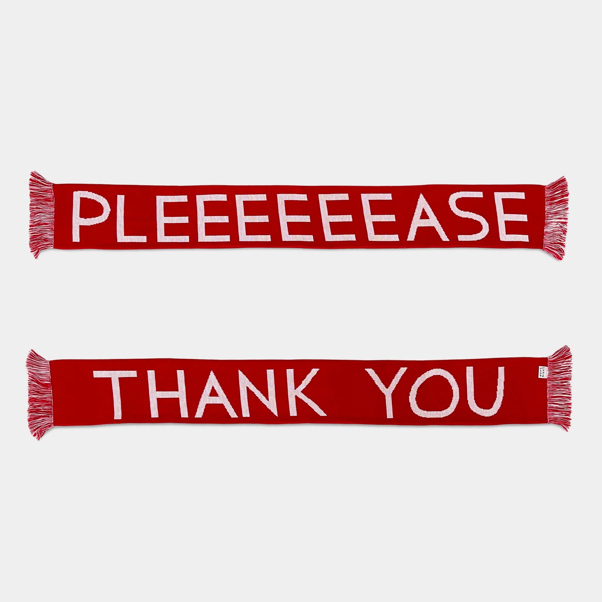 David Shrigley - Please & Thank You - Football Scarf