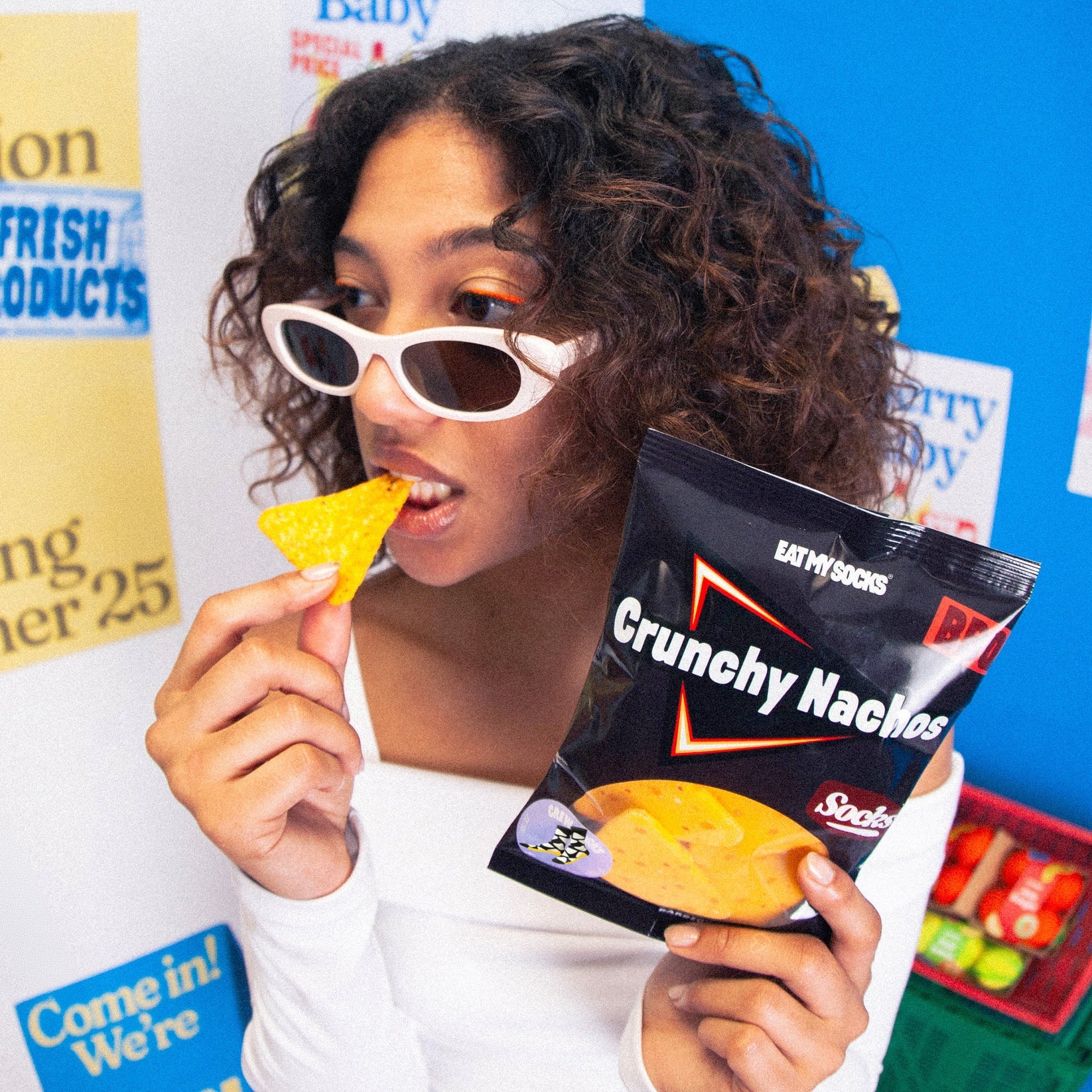 Eat My Socks Crunchy Nachos Bbq