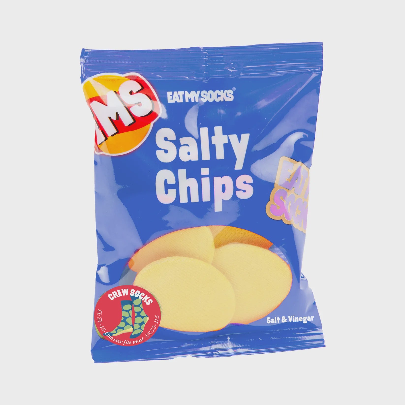 Eat My Socks Salty Chips Blue