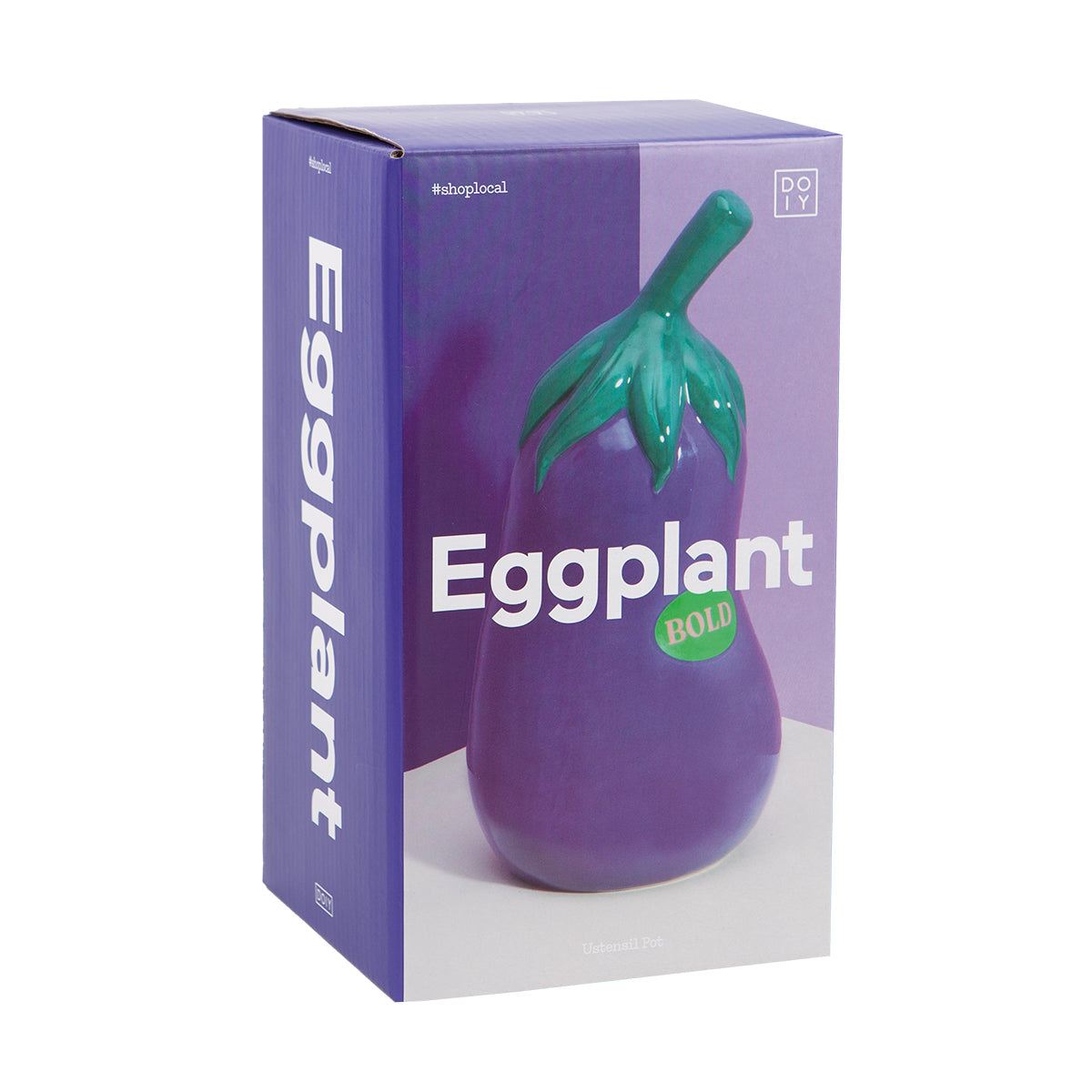 Doiy: Eggplant Utensil Pot