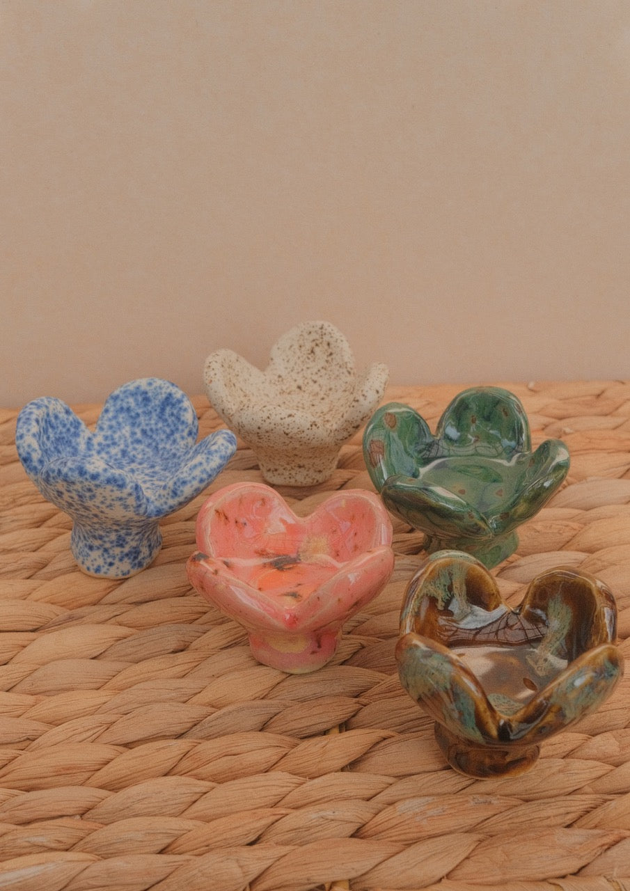 Kynd Ceramics - Small Incense Flower
