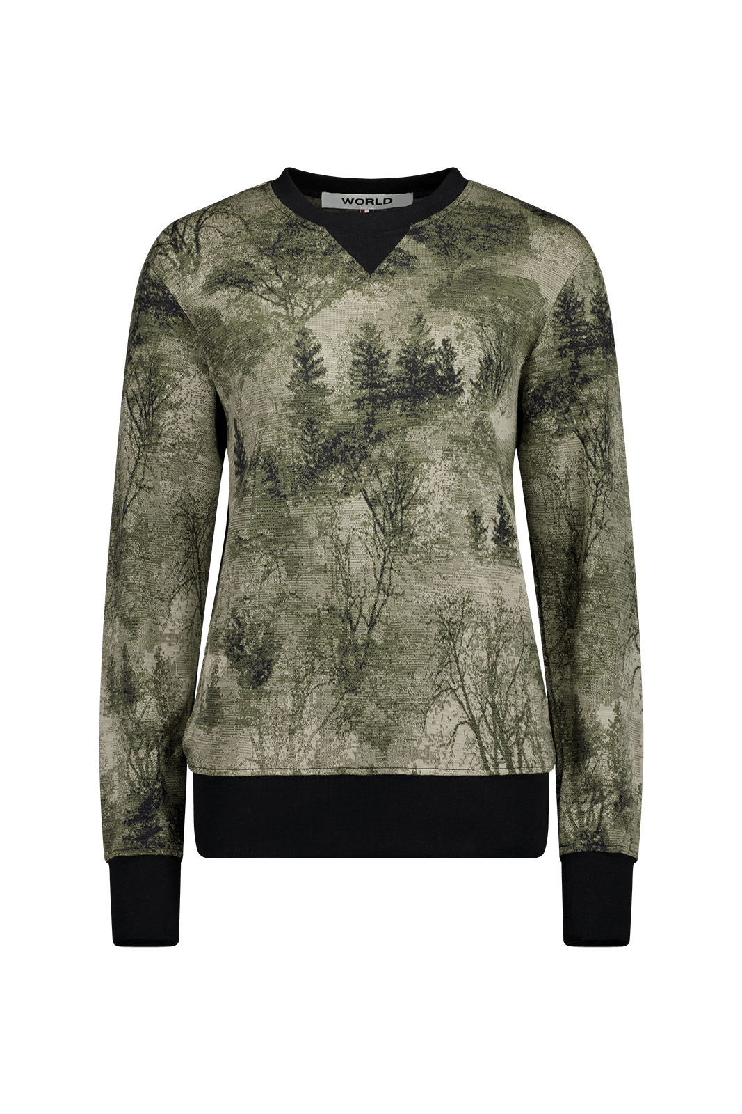 WORLD 5023 Folklore Jumper Forrest Merino (UNISEX)