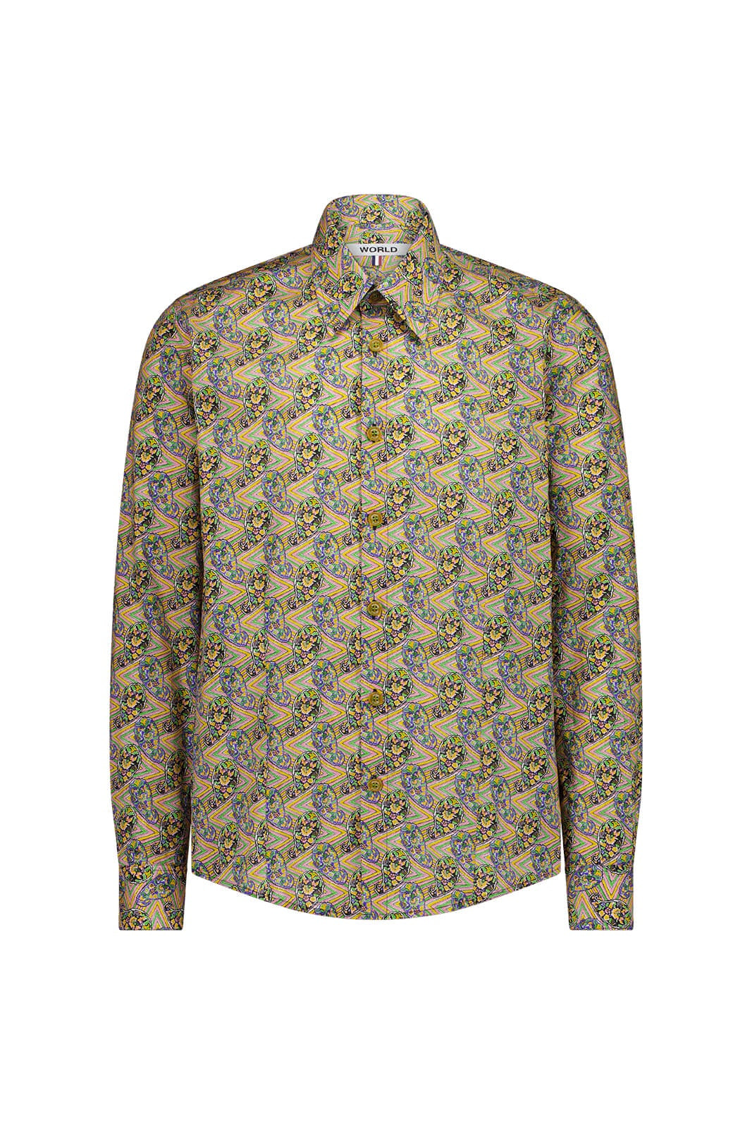 WORLDman 5153 Fragrance Shirt Liberty's Zig Zag Paisley