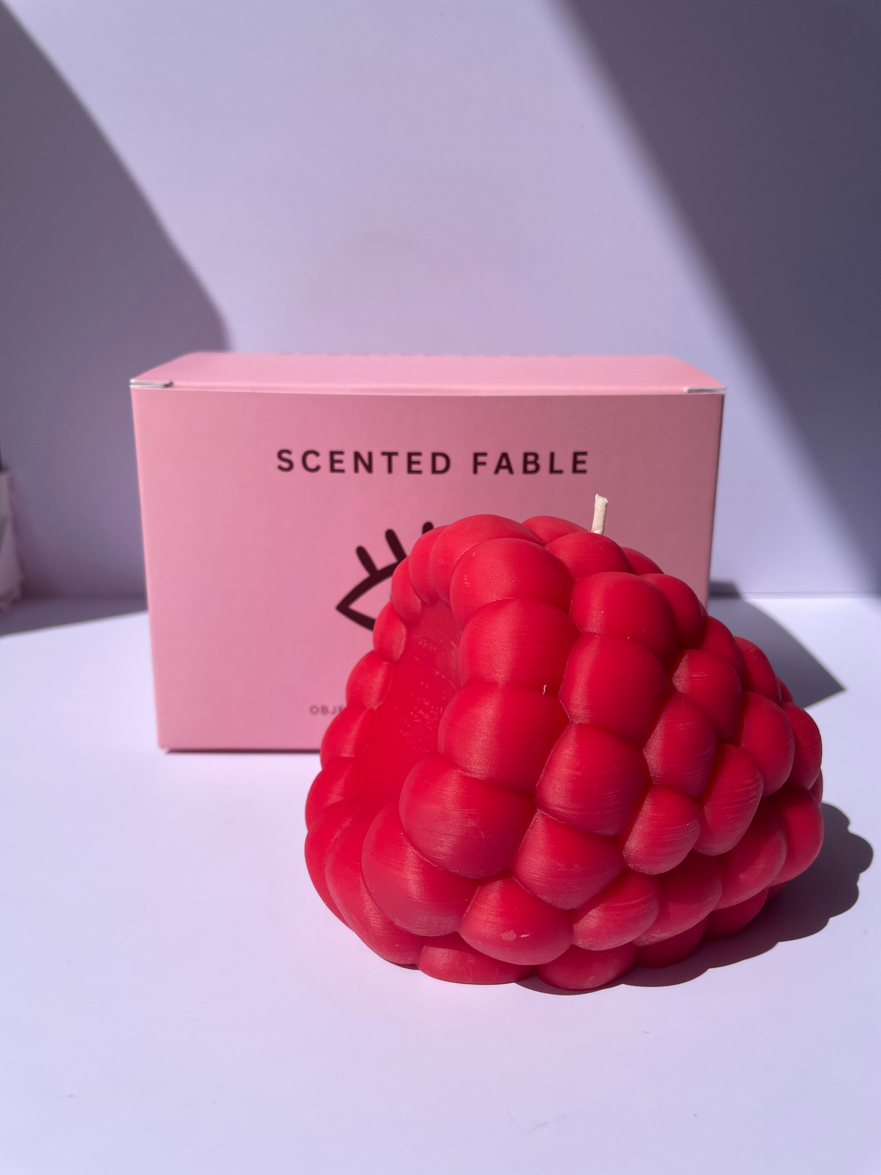 Scented Fable: The Giant Raspberry Candle