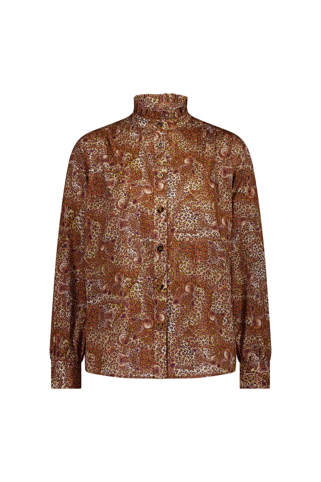 WORLD 5615 Hidden Leopard Shirt Orange