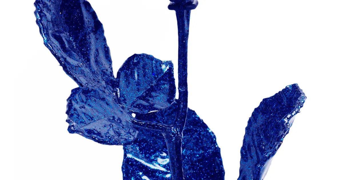 Reuben Paterson Glitter Wallflower Cobalt Blue 690 x 150 x 130mm