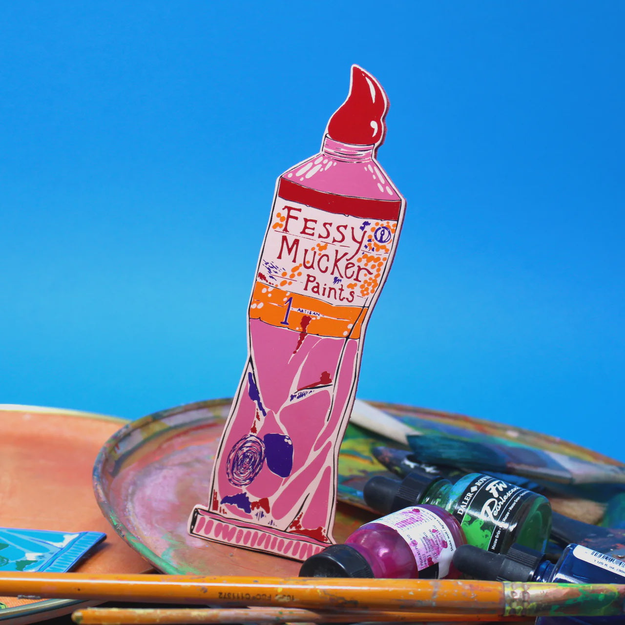Ark - Fessy Muckers Pale Pink - Bookmark