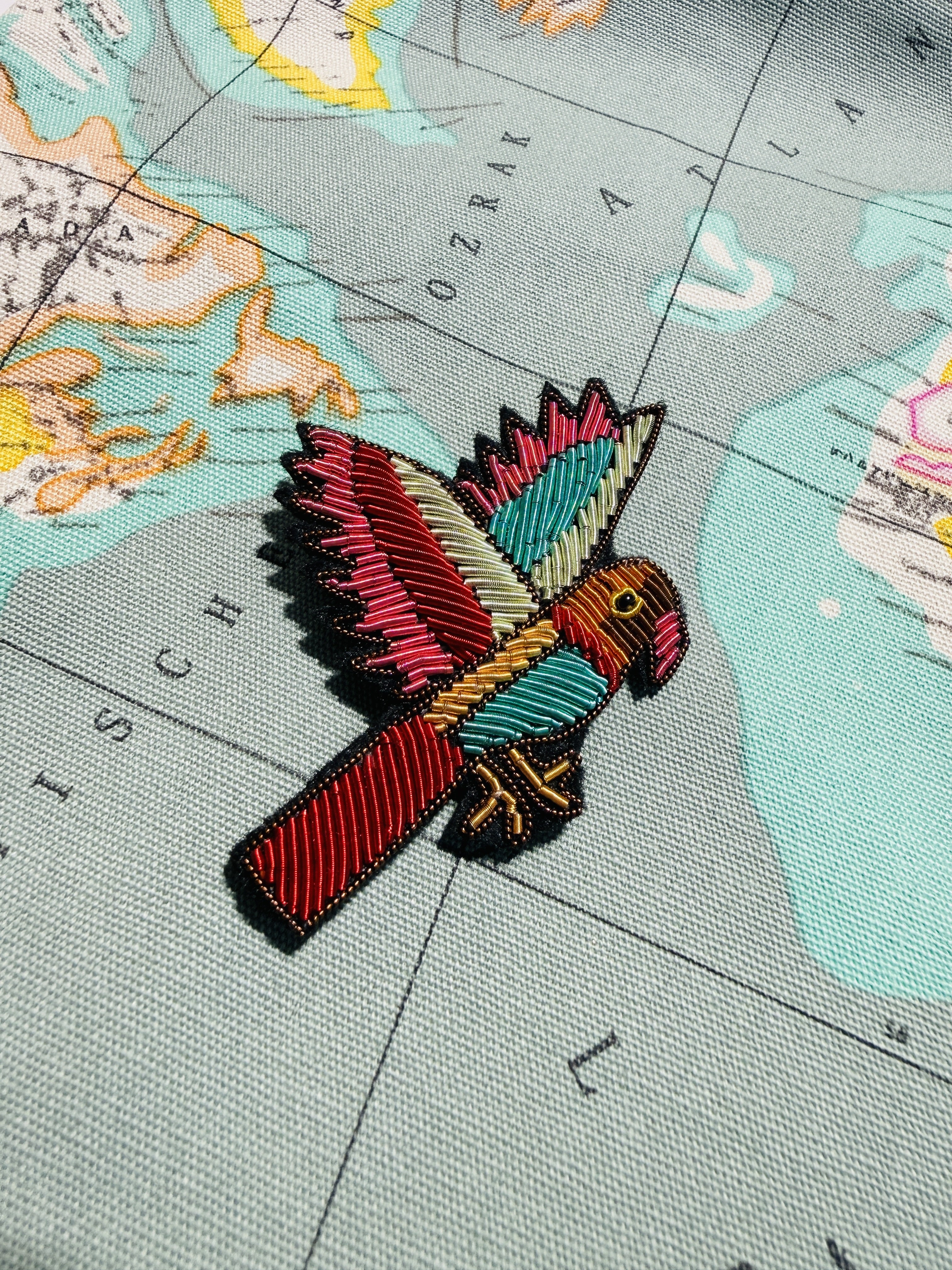 WORLD Bullion Brooch - Flying Bird of Prey