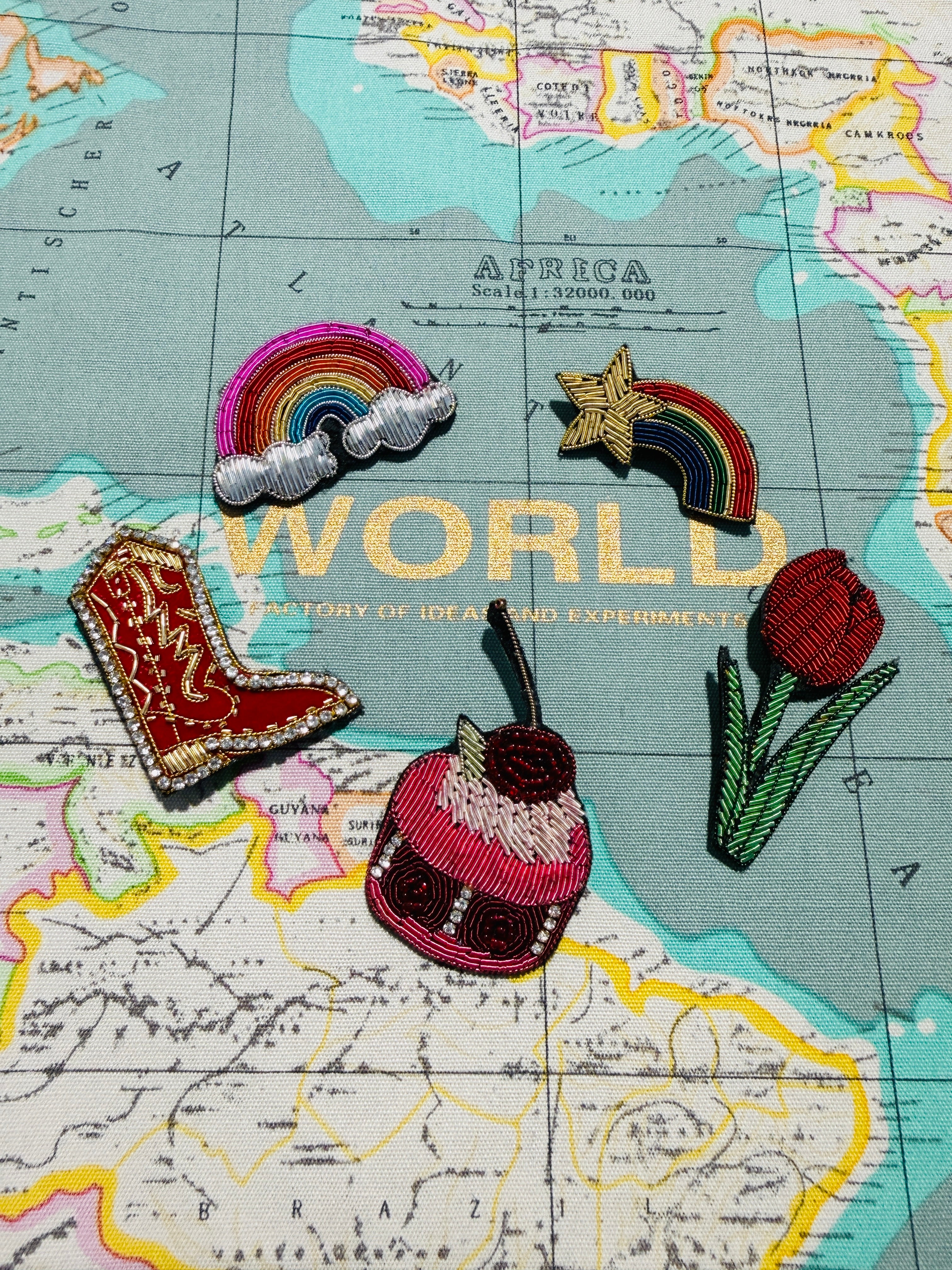 WORLD Bullion Brooch - Rainbows Above Us All