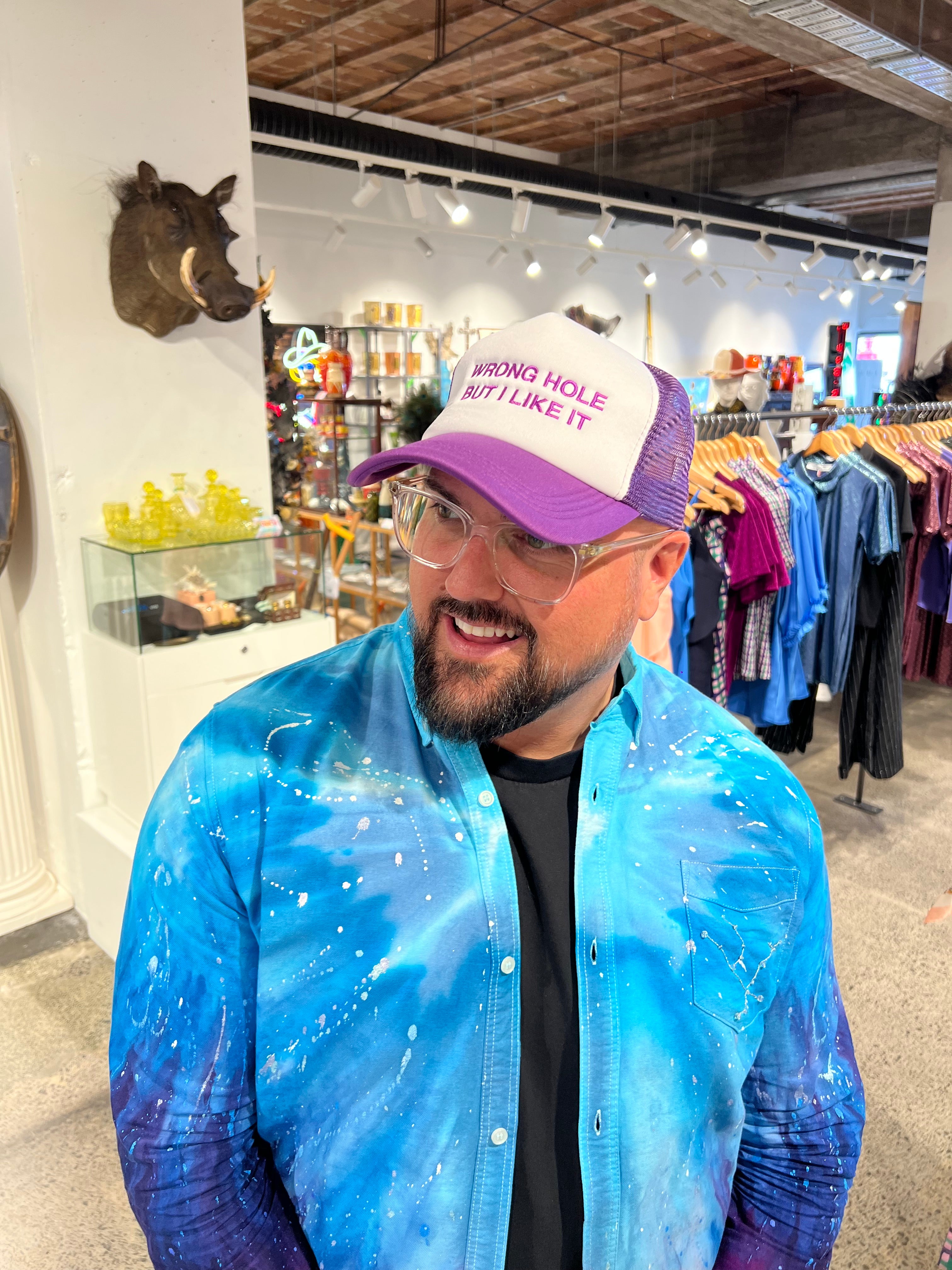 WORLD Loves LUKE BIRD - Naughty Trucker Cap