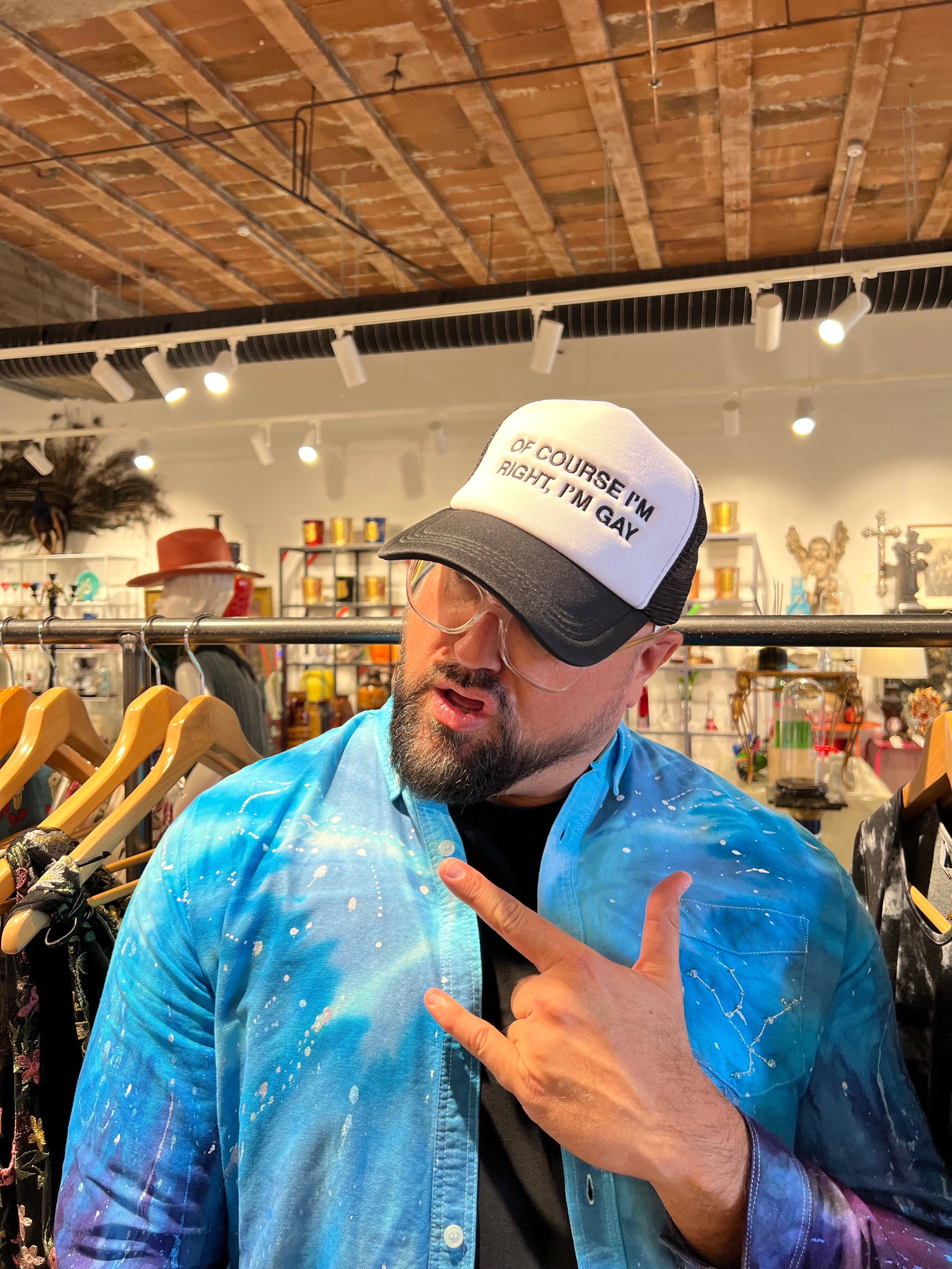 WORLD Loves LUKE BIRD - Naughty Trucker Cap