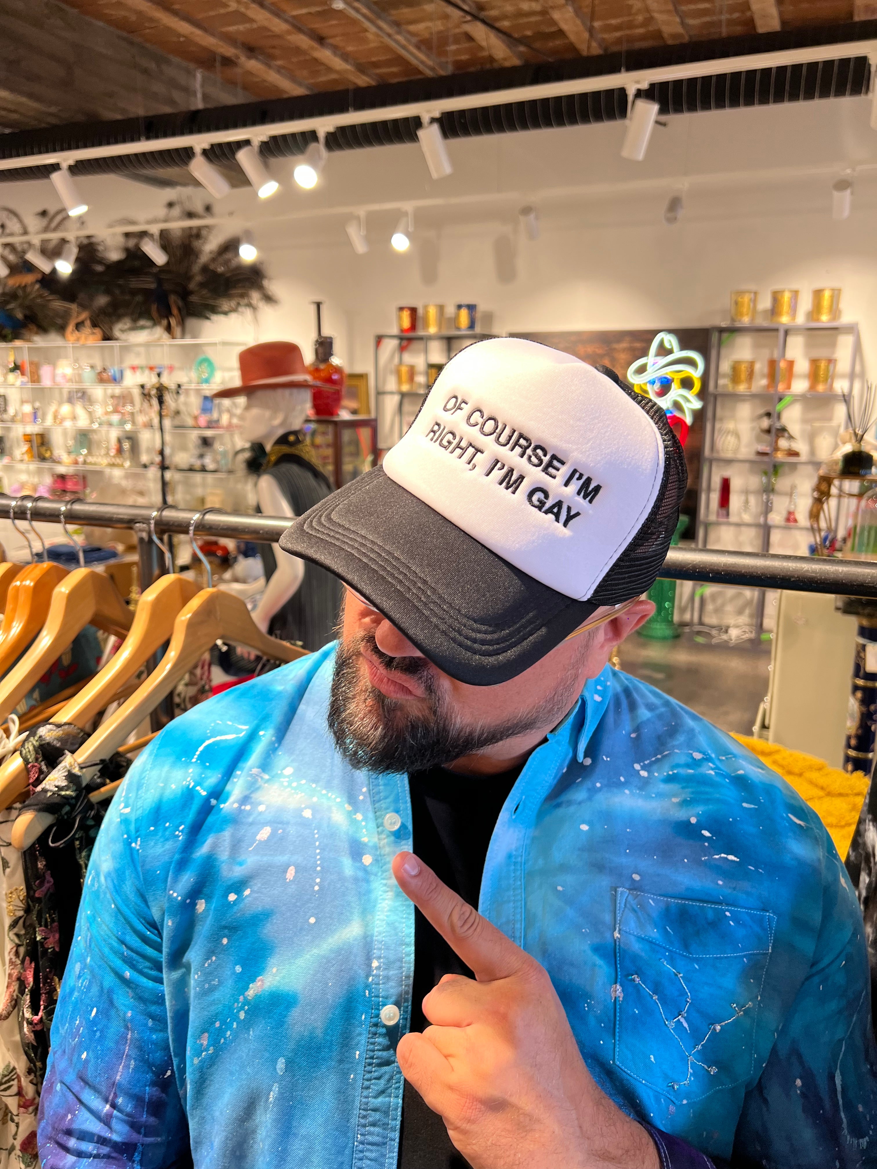 WORLD Loves LUKE BIRD - Naughty Trucker Cap