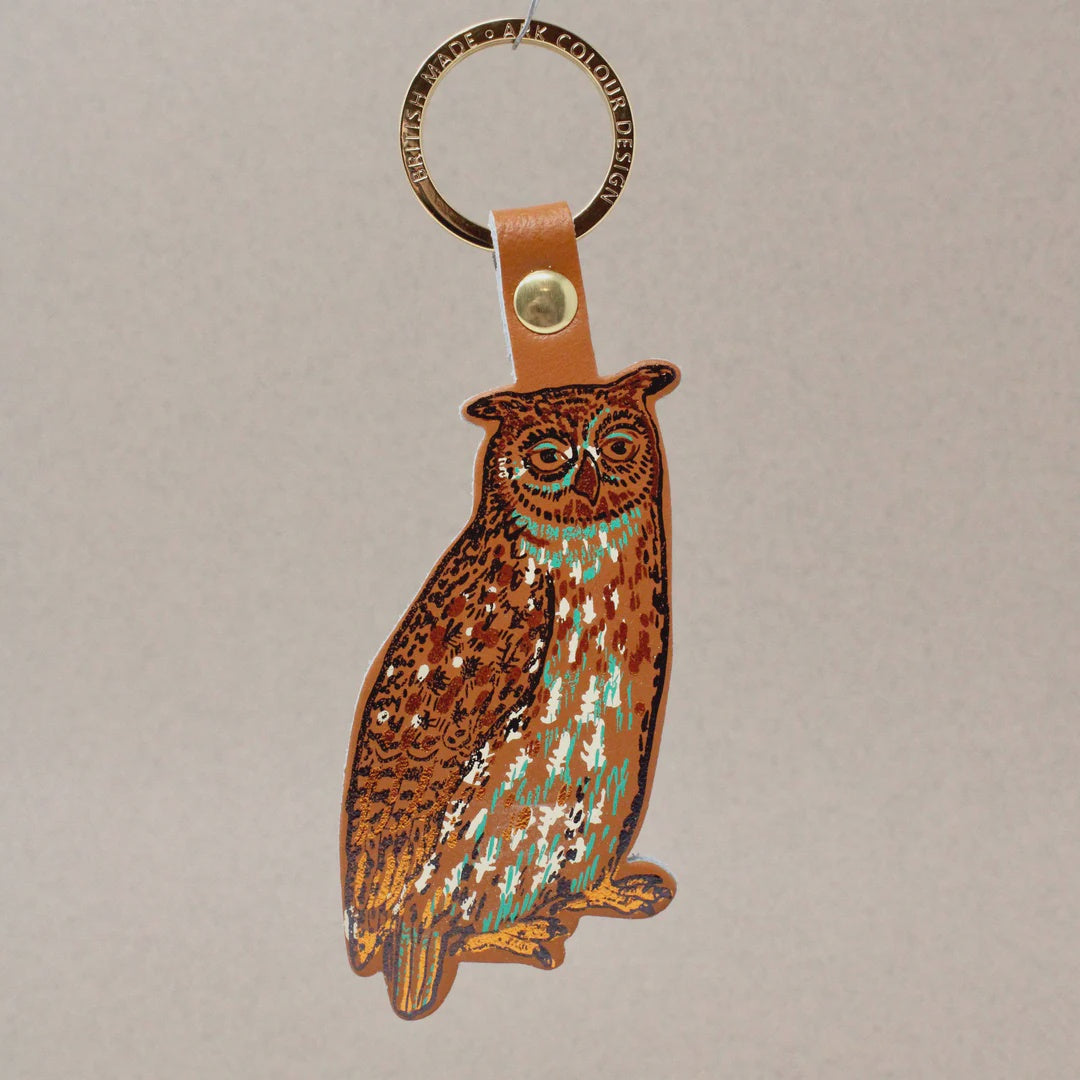 Ark - Nocturnal Owl Burnt Orange - Key Fob