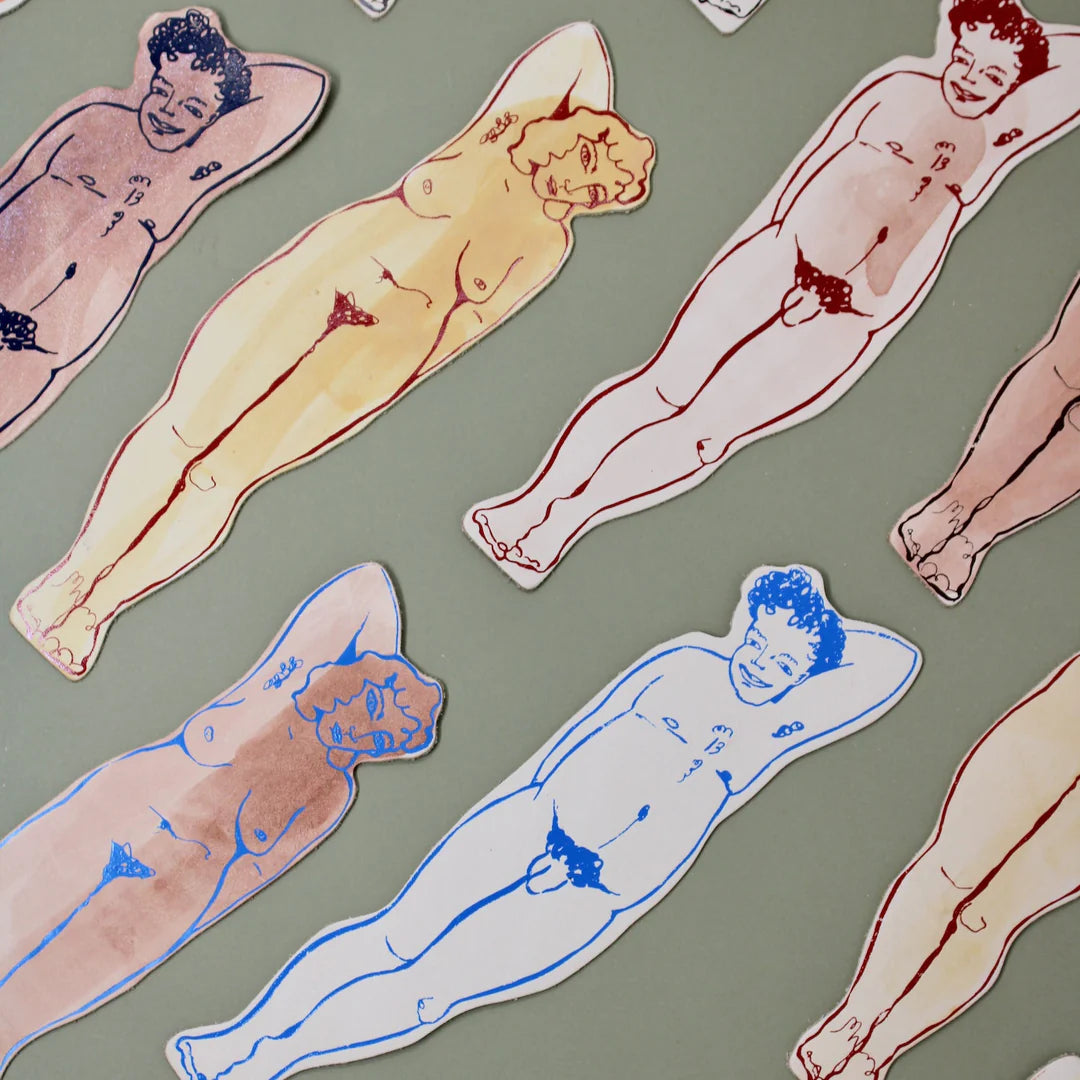 Ark - Nude Man Relaxed - Bookmark